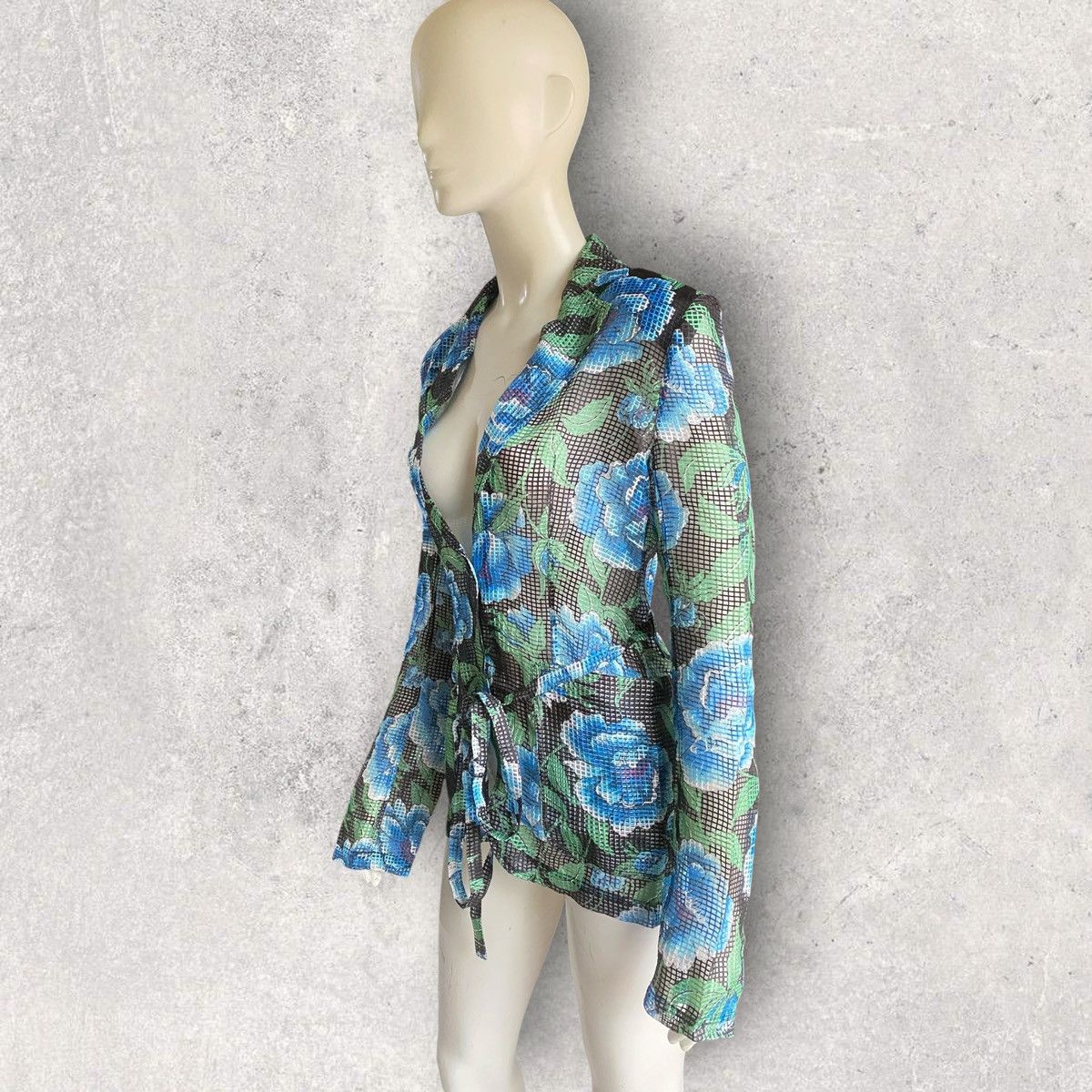 Kenzo SS25 Runway Press Sample Floral Blazer Size XS / US 0-2 / IT 36-38 - 2 Thumbnail