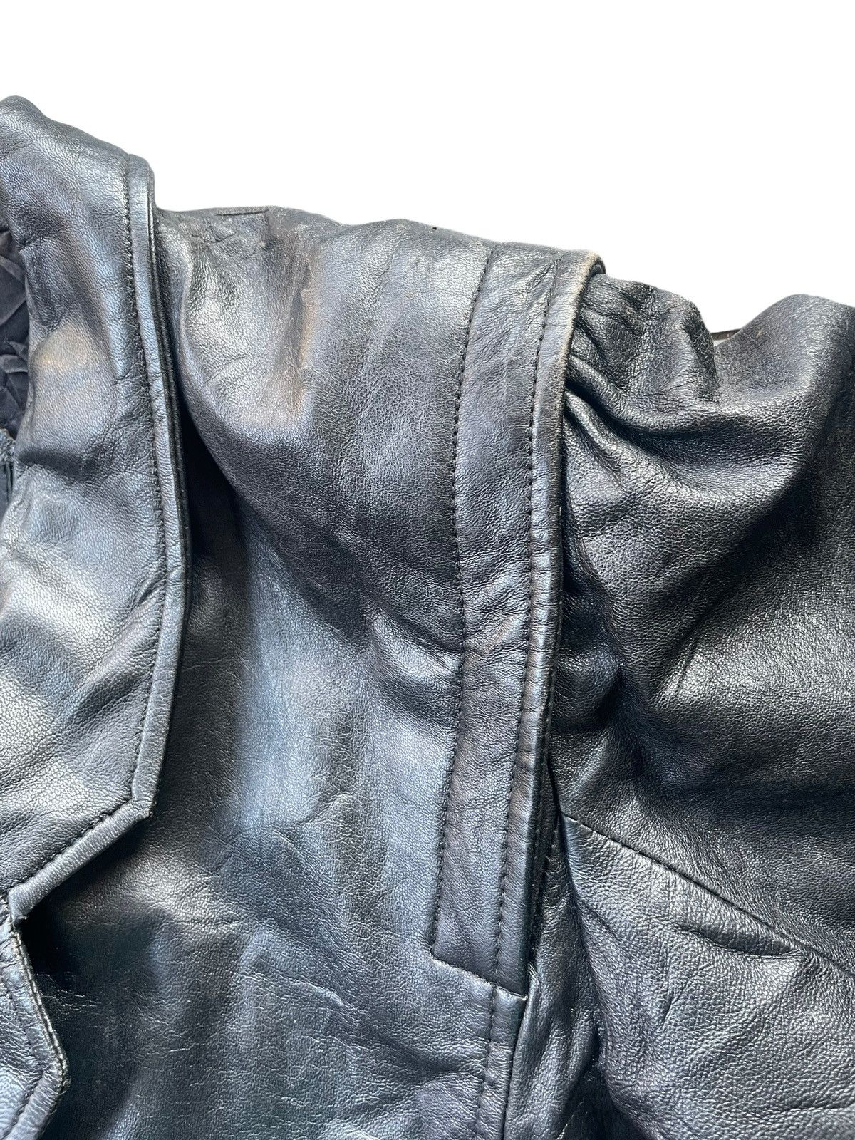 Japanese Brand Skintouch Original Leather Coat Size US M / EU 48-50 / 2 - 6 Thumbnail