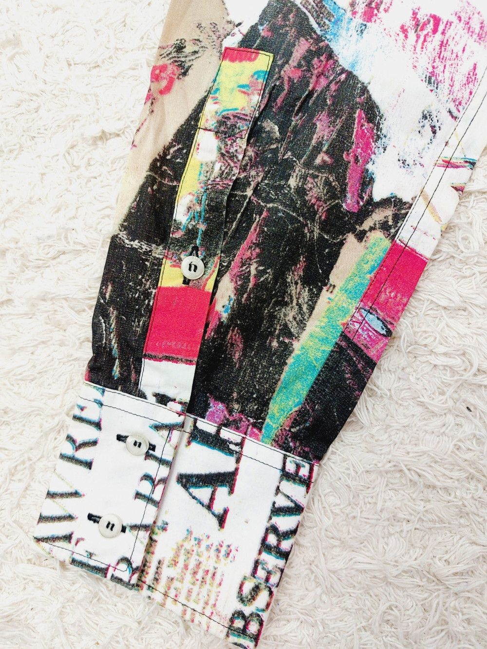 Roberto Cavalli Roberto Cavalli Newspaper Gazette Galliano Stamp Shirt Size US M / EU 48-50 / 2 - 11 Thumbnail