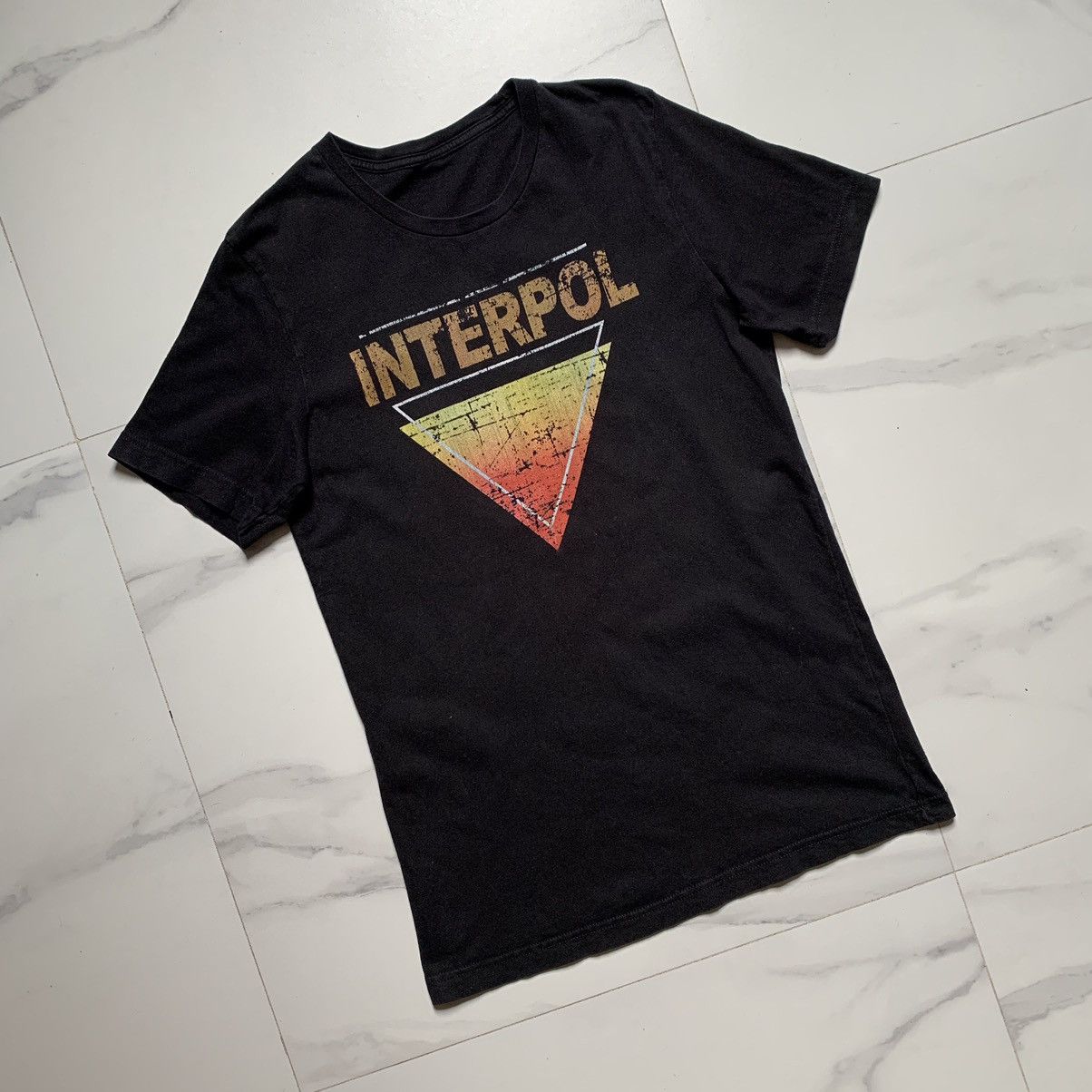 Band Tees × Triangl Interpol Reverse Triangle Logo T-Shirt Size US S / EU 44-46 / 1 - 3 Thumbnail