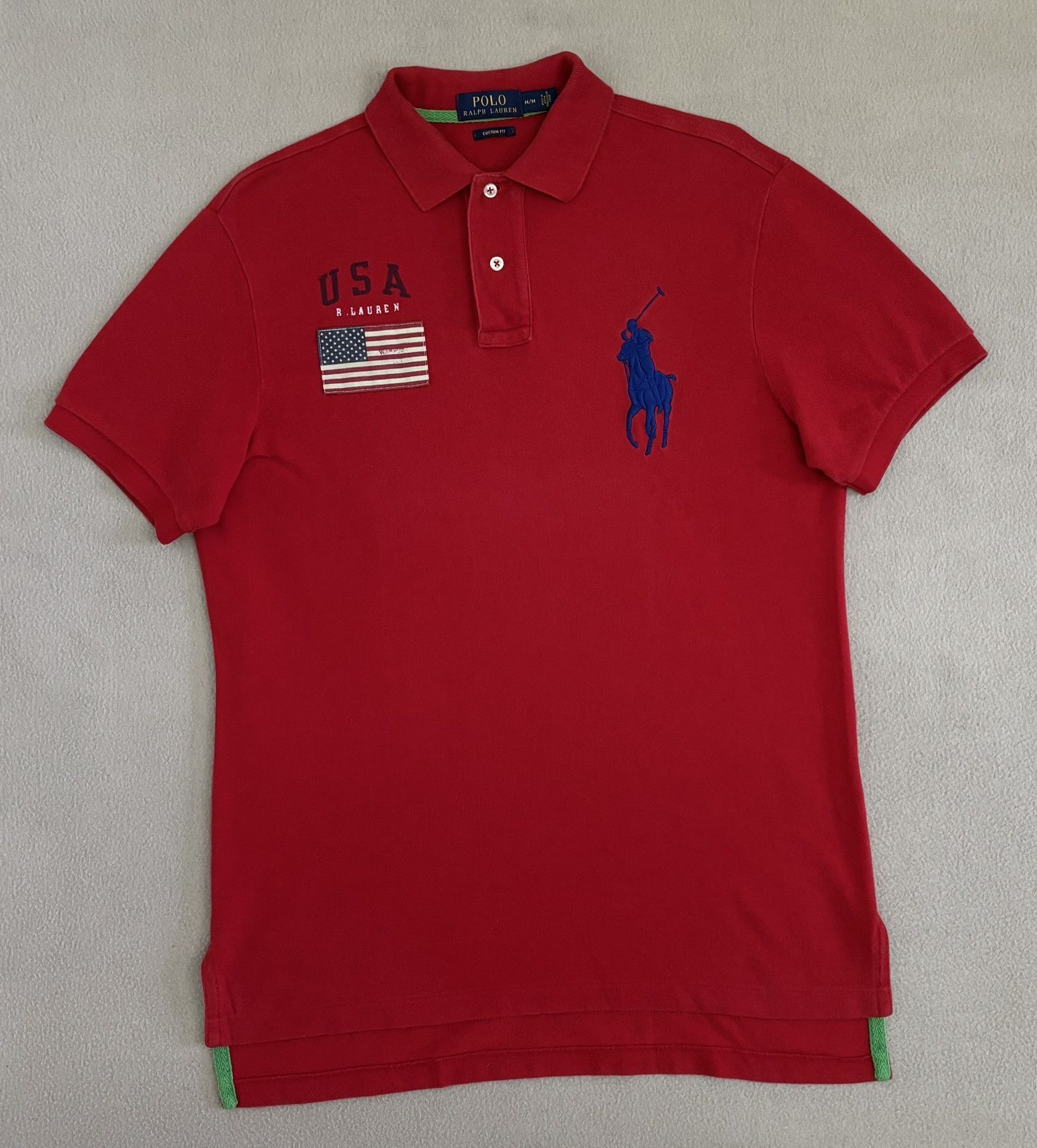 Polo Ralph Lauren Polo Ralph Lauren USA Red Medium Size US M / EU 48-50 / 2 - 5 Thumbnail