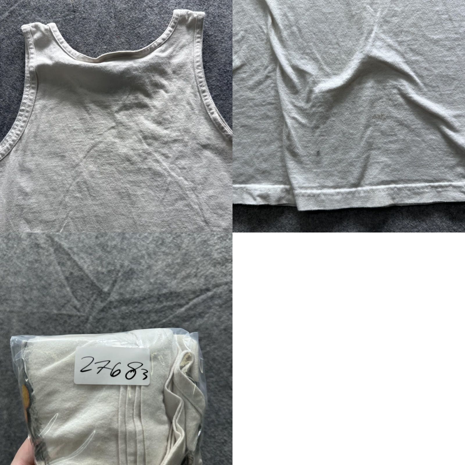 Disney VINTAGE Disney Shirt Mens S White Main Street USA Mickey Tank Magic Kingdom Size US S / EU 44-46 / 1 - 8 Thumbnail