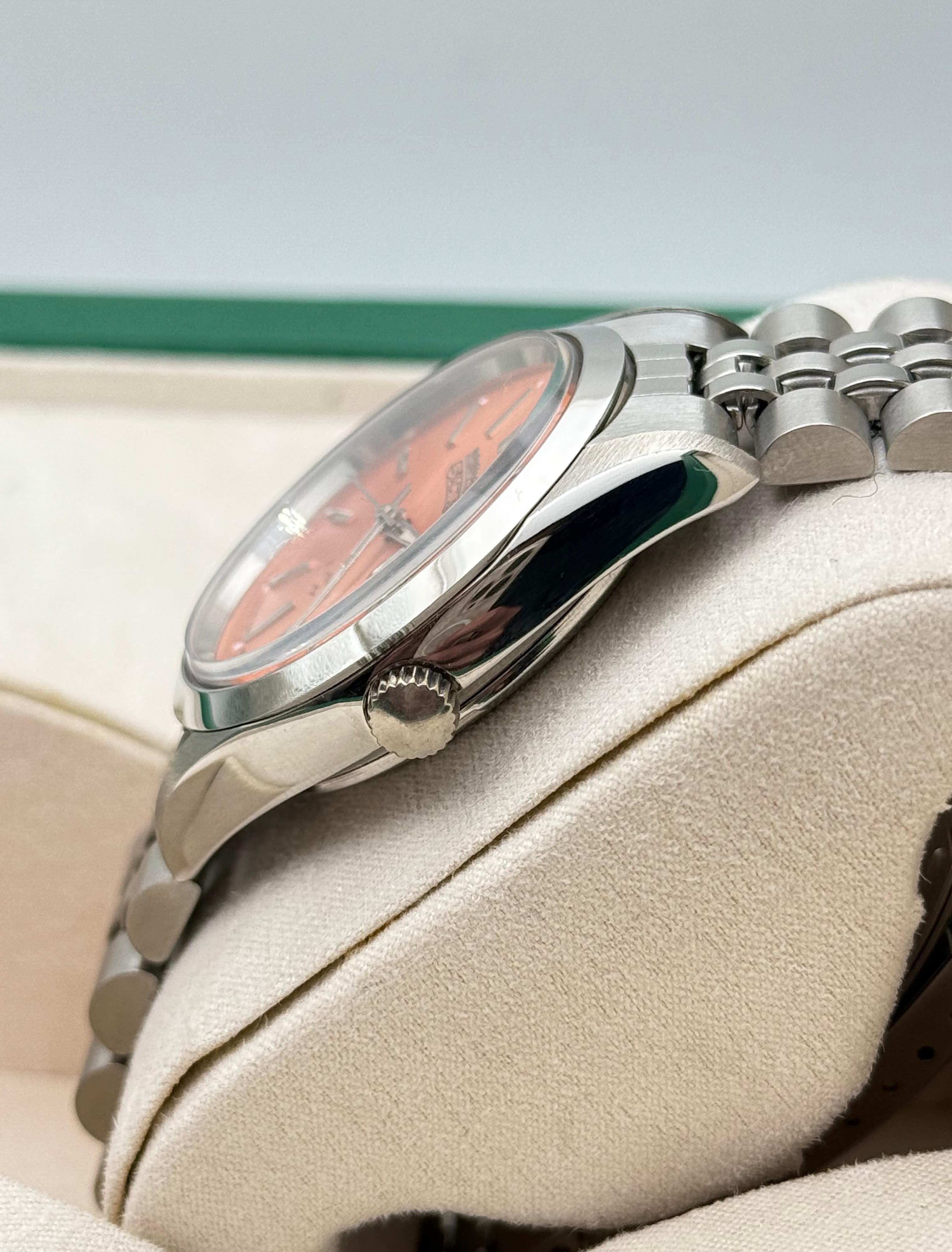 Japanese Brand Classic Men's Wrist Watch|Salmon Dial|36mm Size 36 - 6 Thumbnail