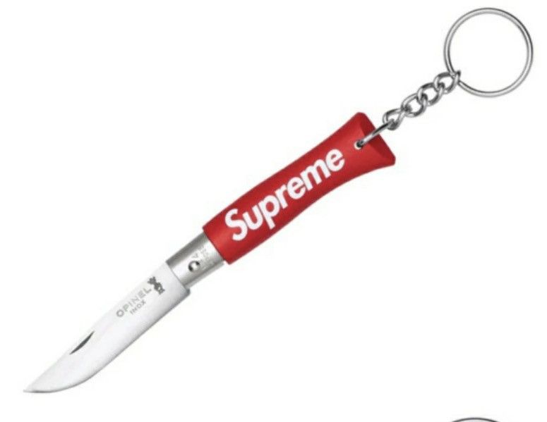 Supreme Supreme®/ Opinel™ Knife Keychain in Red Size ONE SIZE - 4 Thumbnail