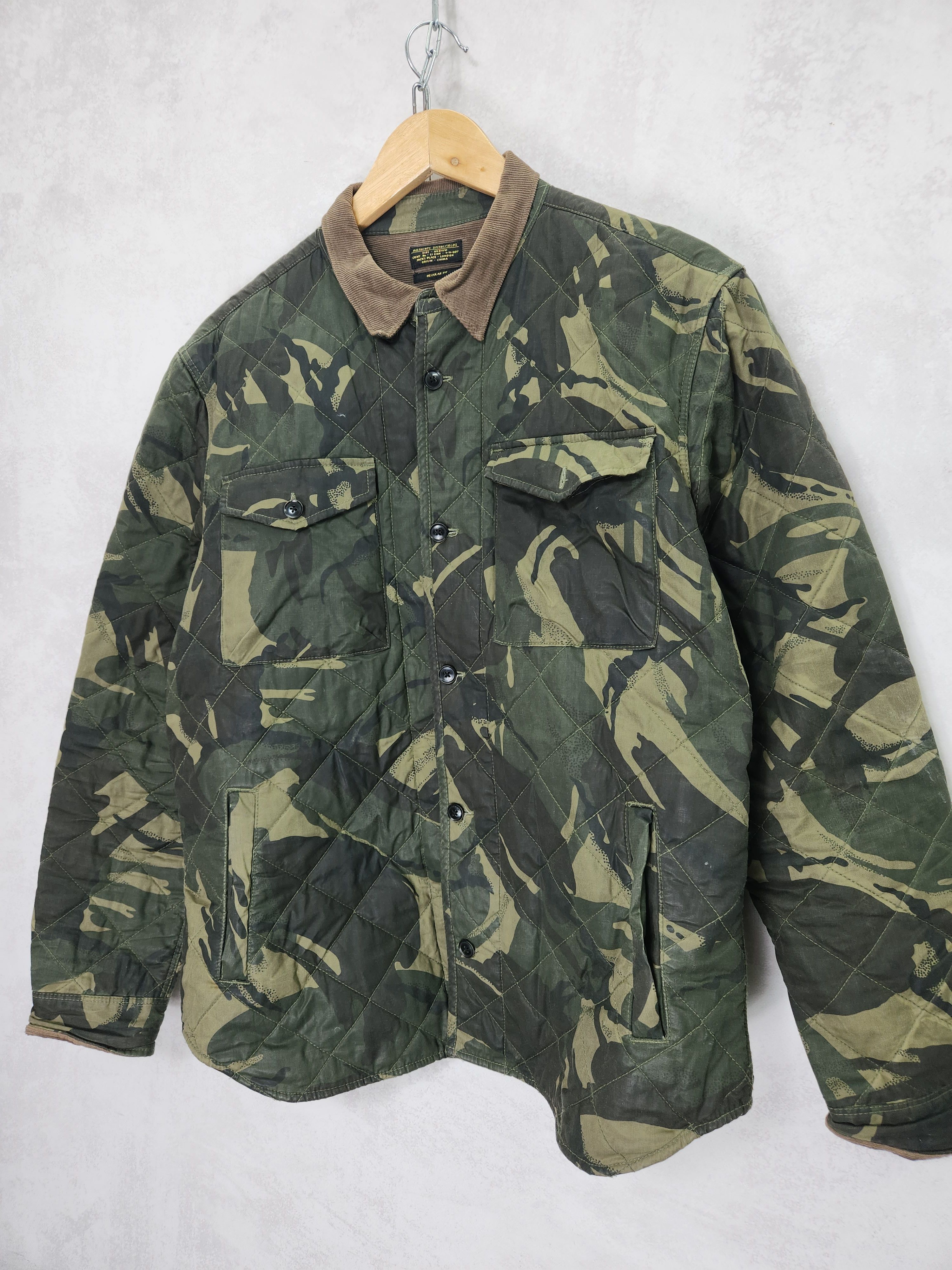 Allsaints Allsaints spitalfields camo jacket button ups size M Size US M / EU 48-50 / 2 - 2 Thumbnail
