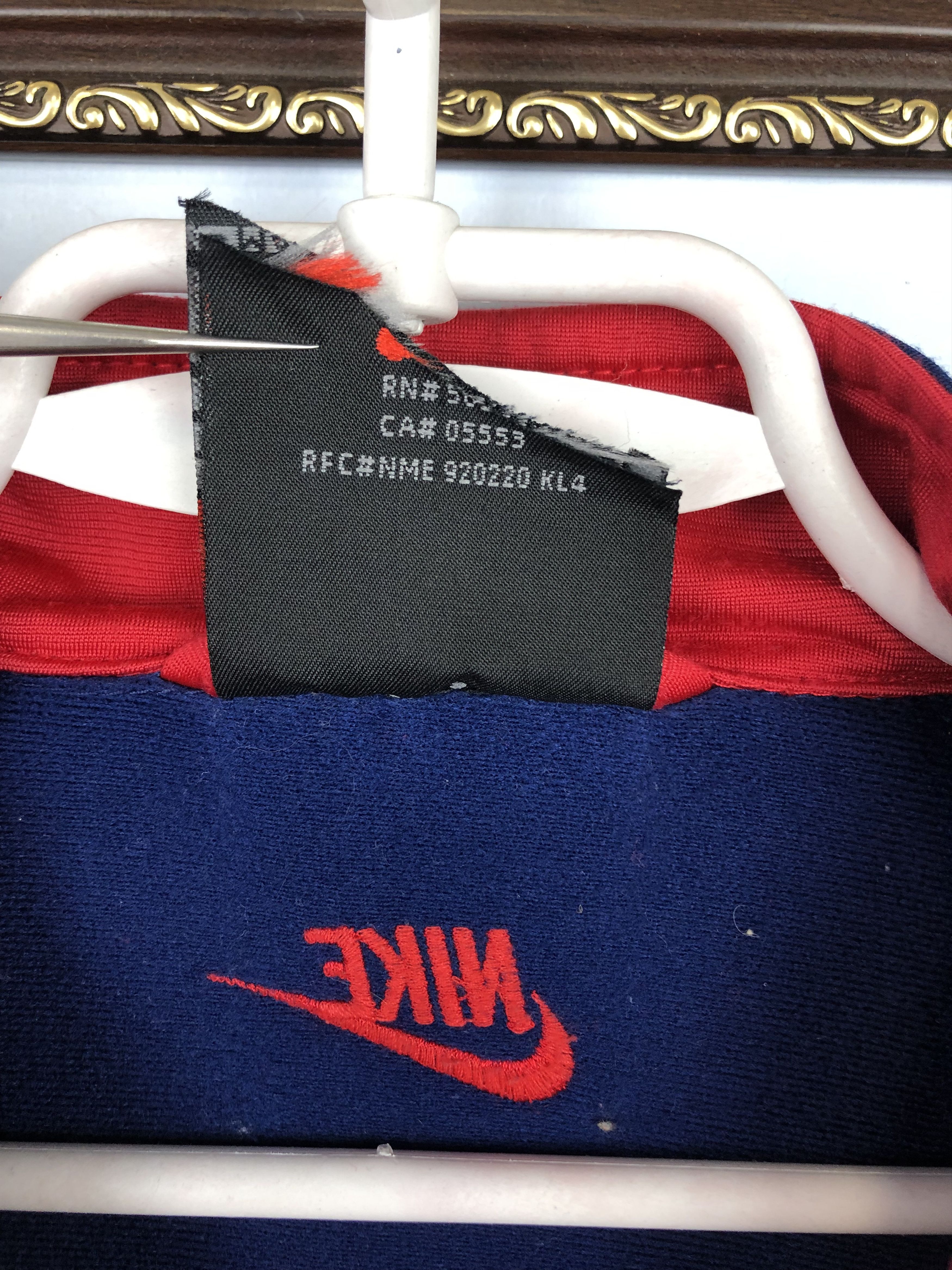 Nike Vintage 90's Nike Arsenal Football Jacket Soccer Track Top Size US S / EU 44-46 / 1 - 9 Thumbnail