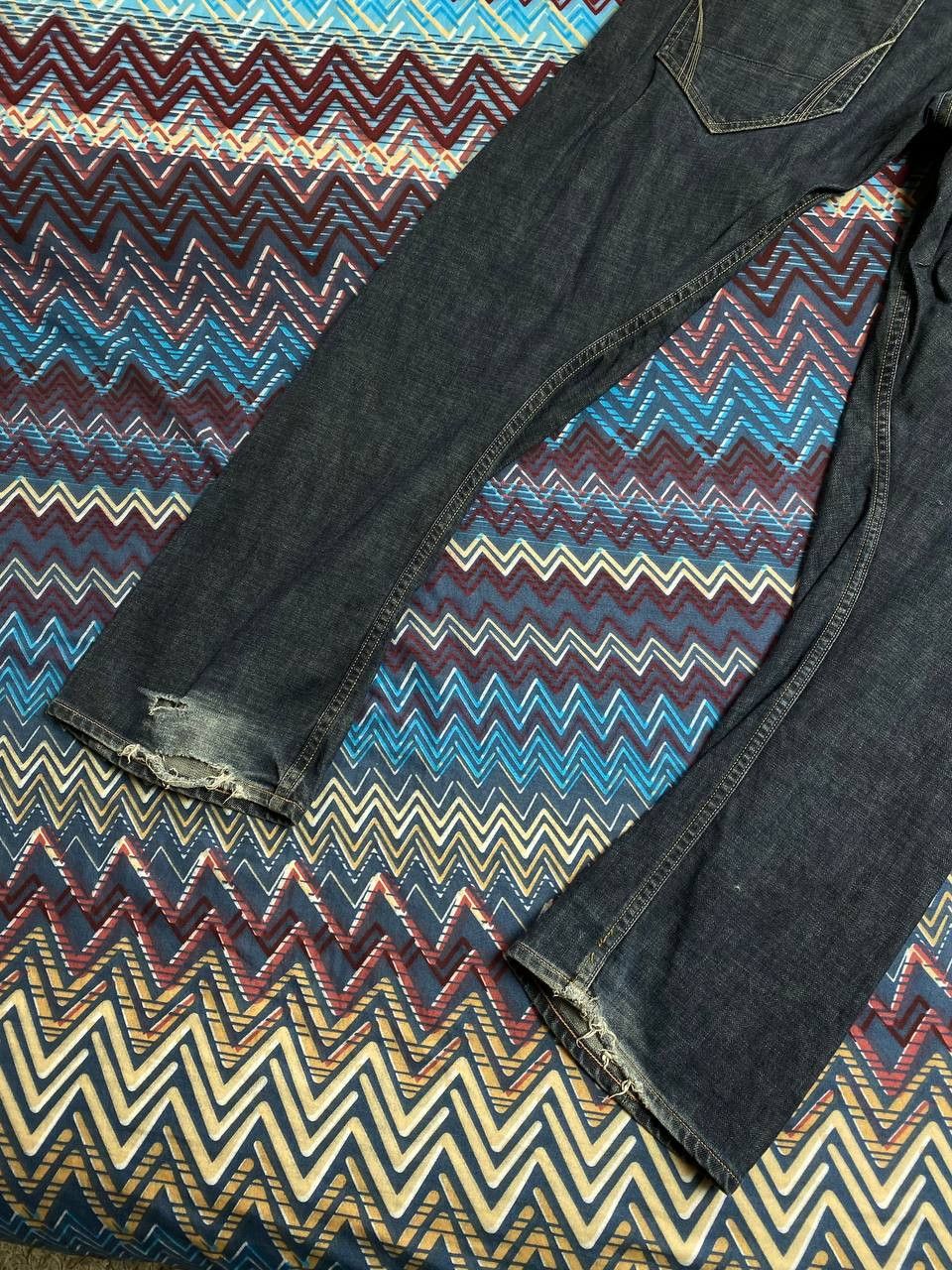 Allsaints jeans pants Y2K Allsaints 3D vintage w32 streetwear Size US 32 / EU 48 - 17 Thumbnail