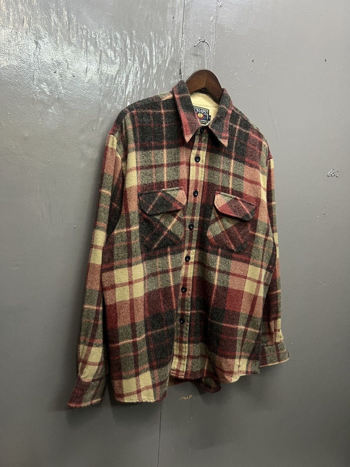 Chaps Ralph Lauren Vintage Chaps Ralph Lauren Flannel Shirt Size US L / EU 52-54 / 3 - 3 Thumbnail