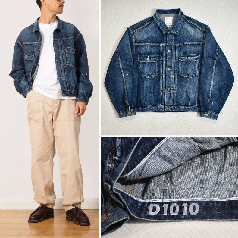 Visvim Visvim 24ss 101xx Jkt D1010 Damaged-1010-2506 Size US XL / EU 56 / 4 - 1 Thumbnail