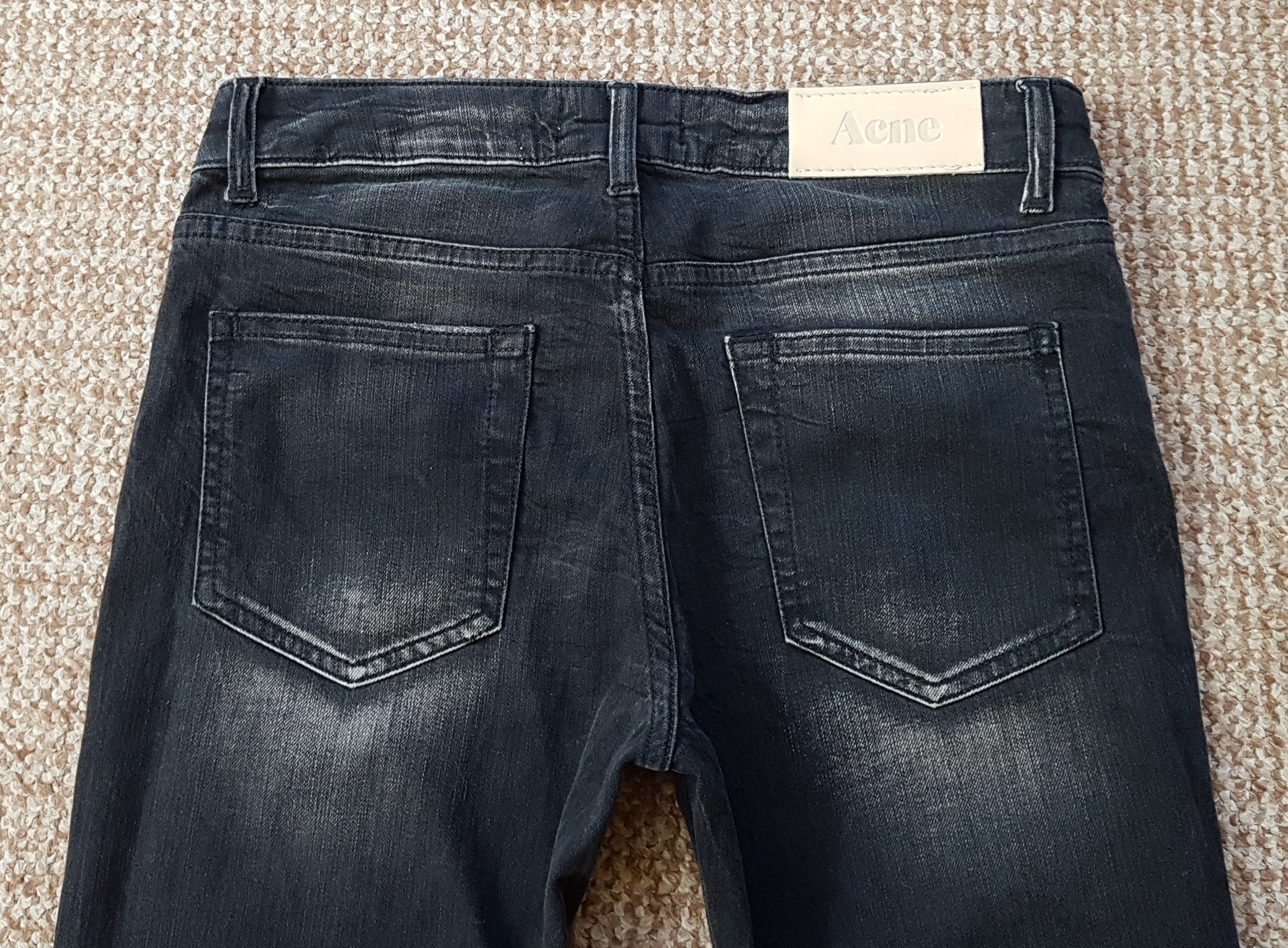 Acne Studios Acne Jeans vintage Hex Black Pure womens denim Size 28" / US 6 / IT 42 - 4 Thumbnail