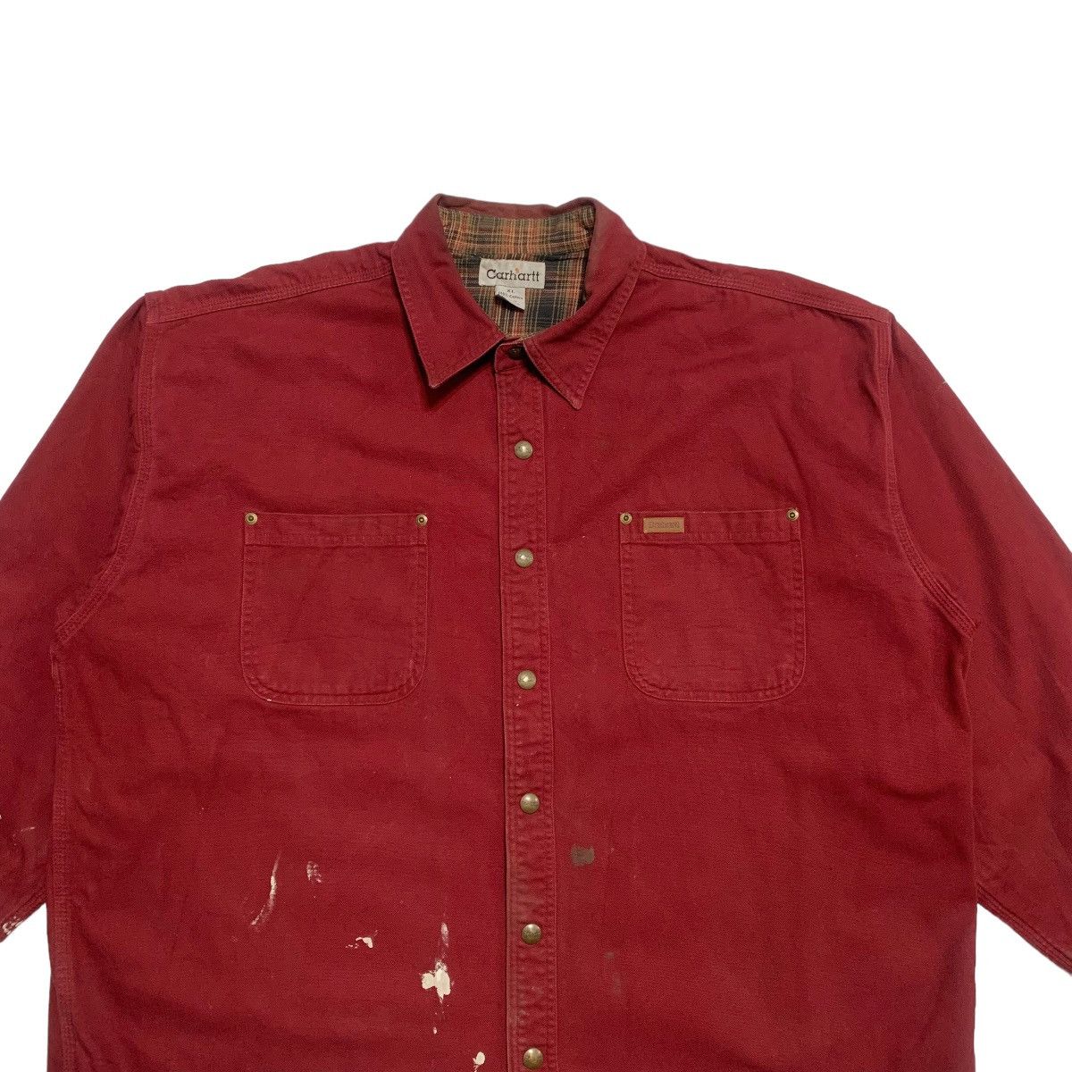 Carhartt Carhatt Paint Splatter Worker Jacket Size US XL / EU 56 / 4 - 4 Thumbnail