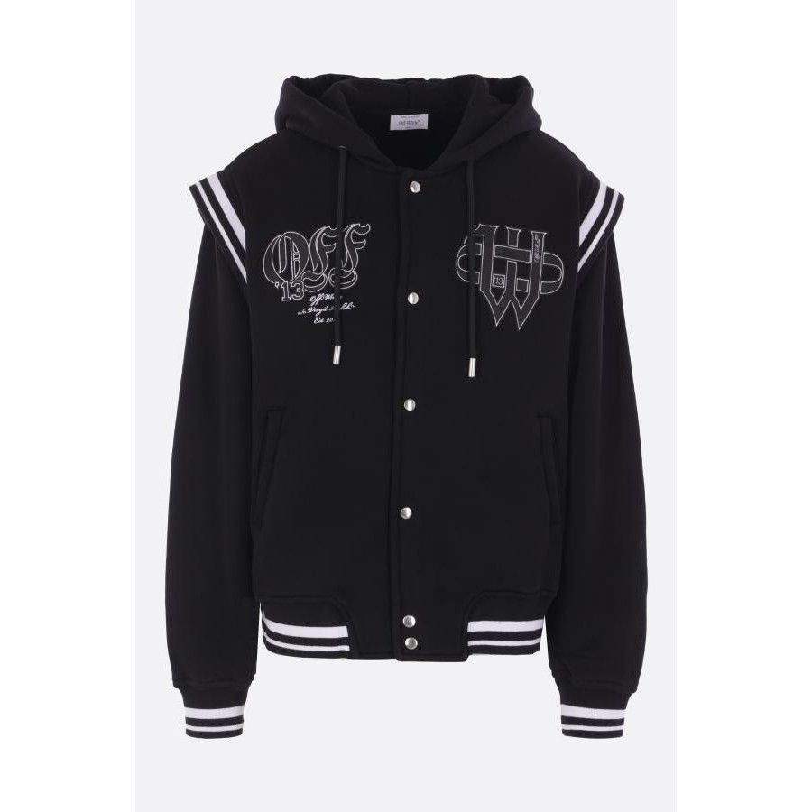 Dior OFF-WHITE Gothic Black Oversized Jersey Hoodie New & Authent Size US L / EU 52-54 / 3 - 1 Thumbnail