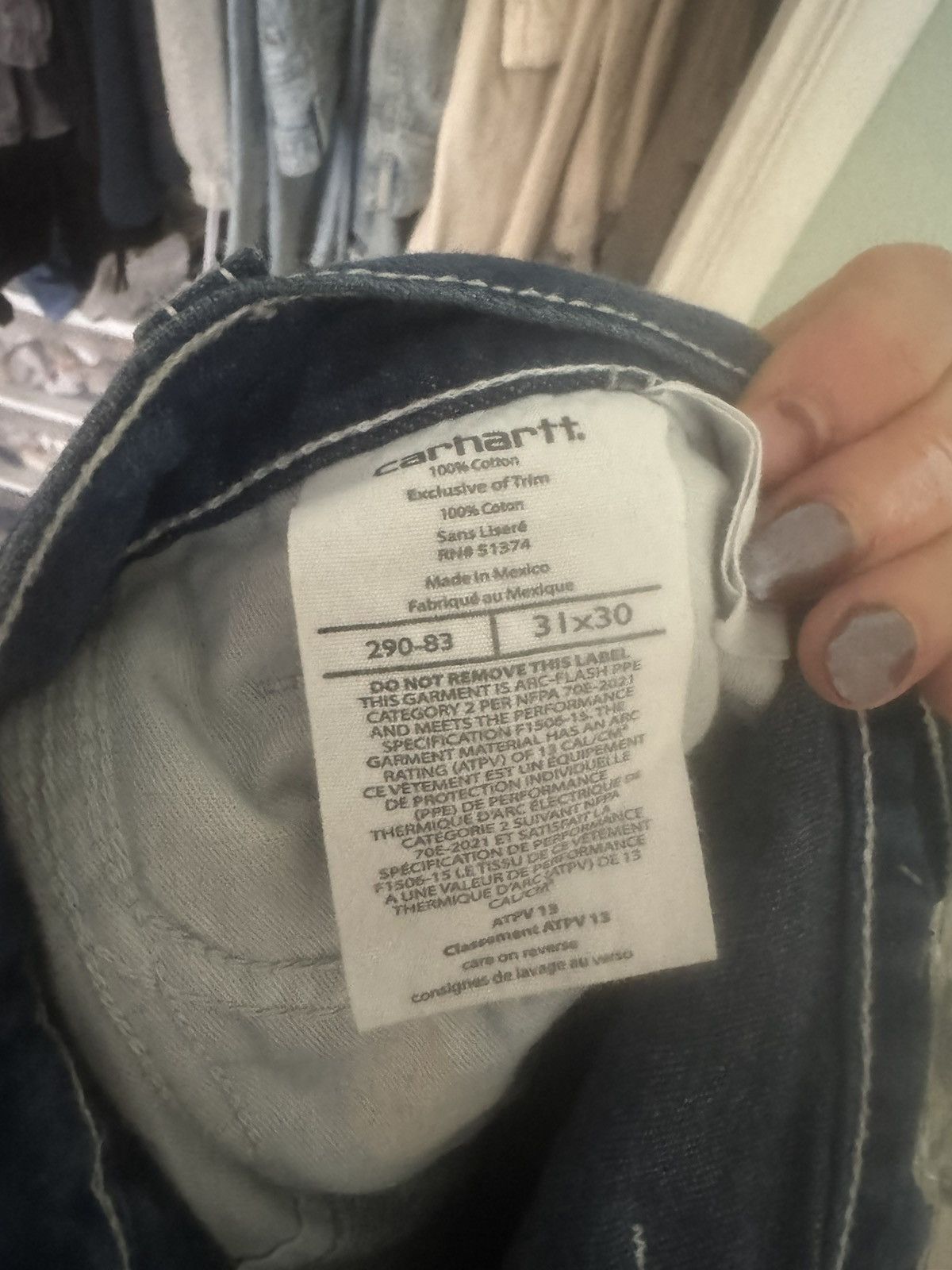 Carhartt Carhartt Carpenter Jeans Size US 31 - 3 Thumbnail