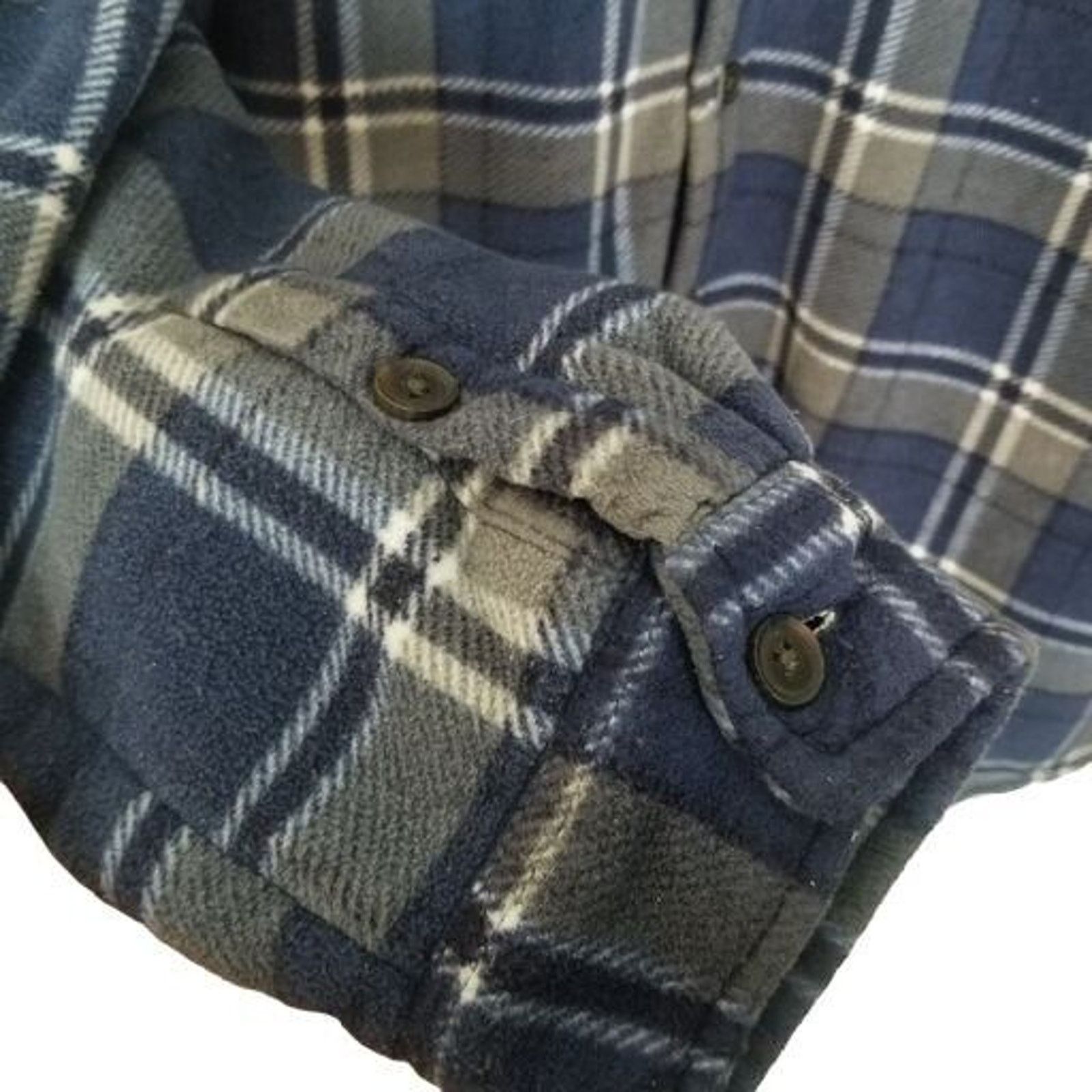 Vintage Foundry Freedom Foundry Mens Plaid Flannel Sherpa Lined Shacket XXL Size US XXL / EU 58 / 5 - 4 Thumbnail