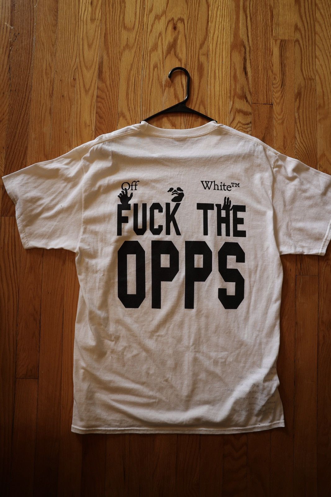 Off-White Off WHITE x 4WD FTO tee Size US L / EU 52-54 / 3 - 2 Thumbnail