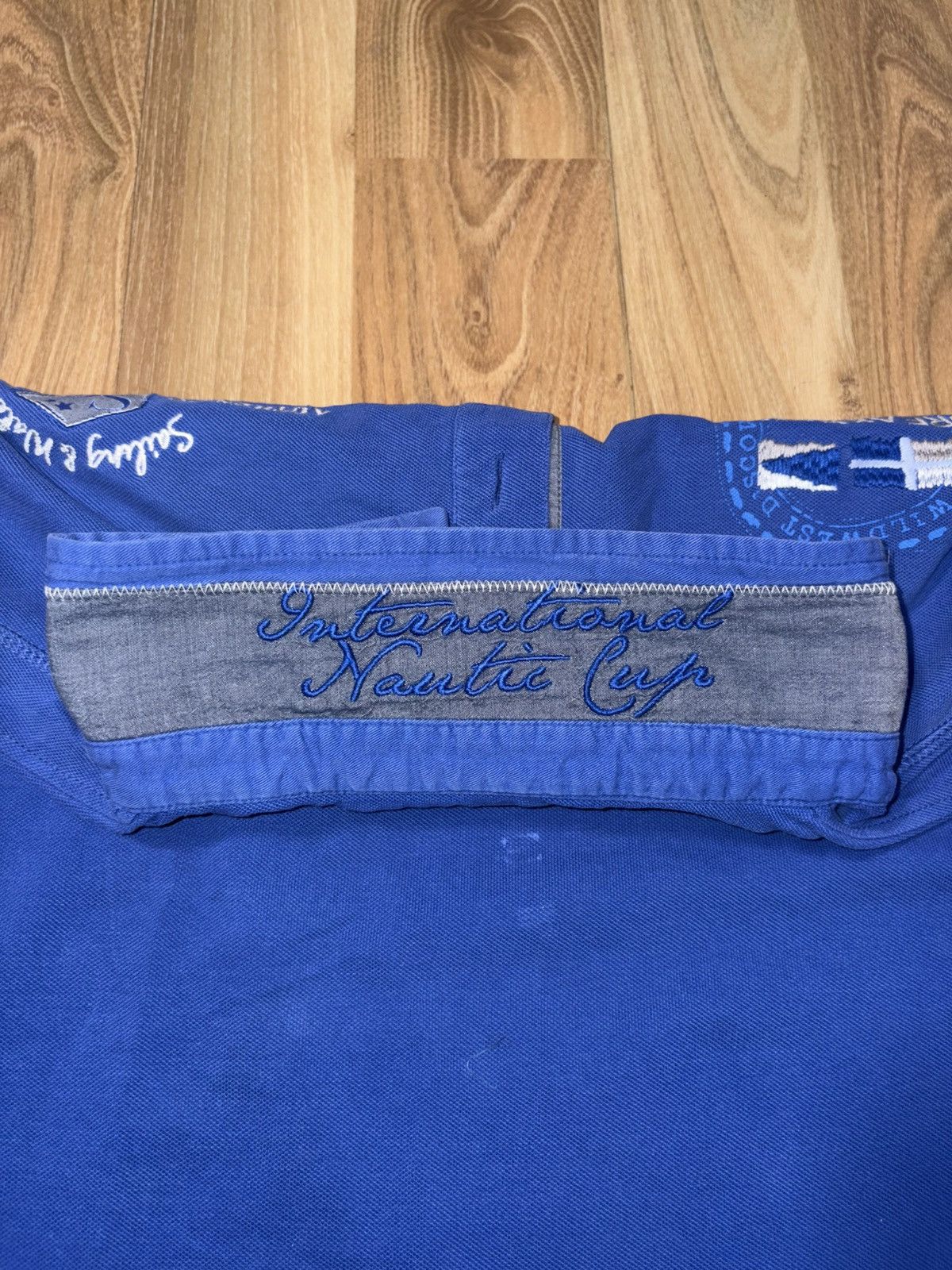 Japanese Brand VTG Breakwater International Nautic Cup Sailing Polo Shirt Size US XXL / EU 58 / 5 - 12 Thumbnail