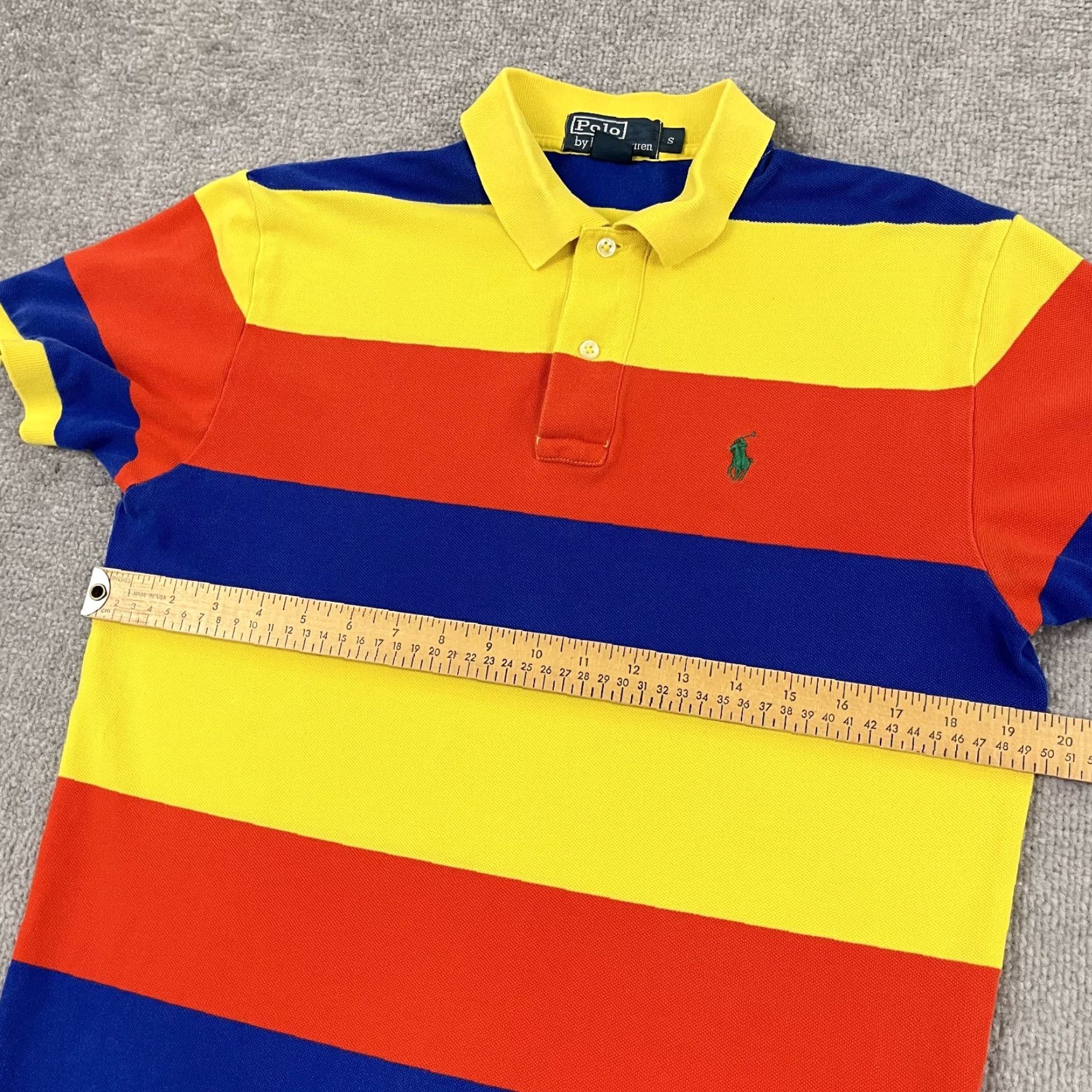 Polo Ralph Lauren Polo Ralph Lauren Striped Polo Shirt Mens Small Multicolor Cotton Casual Activewear Preppy Size US S / EU 44-46 / 1 - 4 Thumbnail