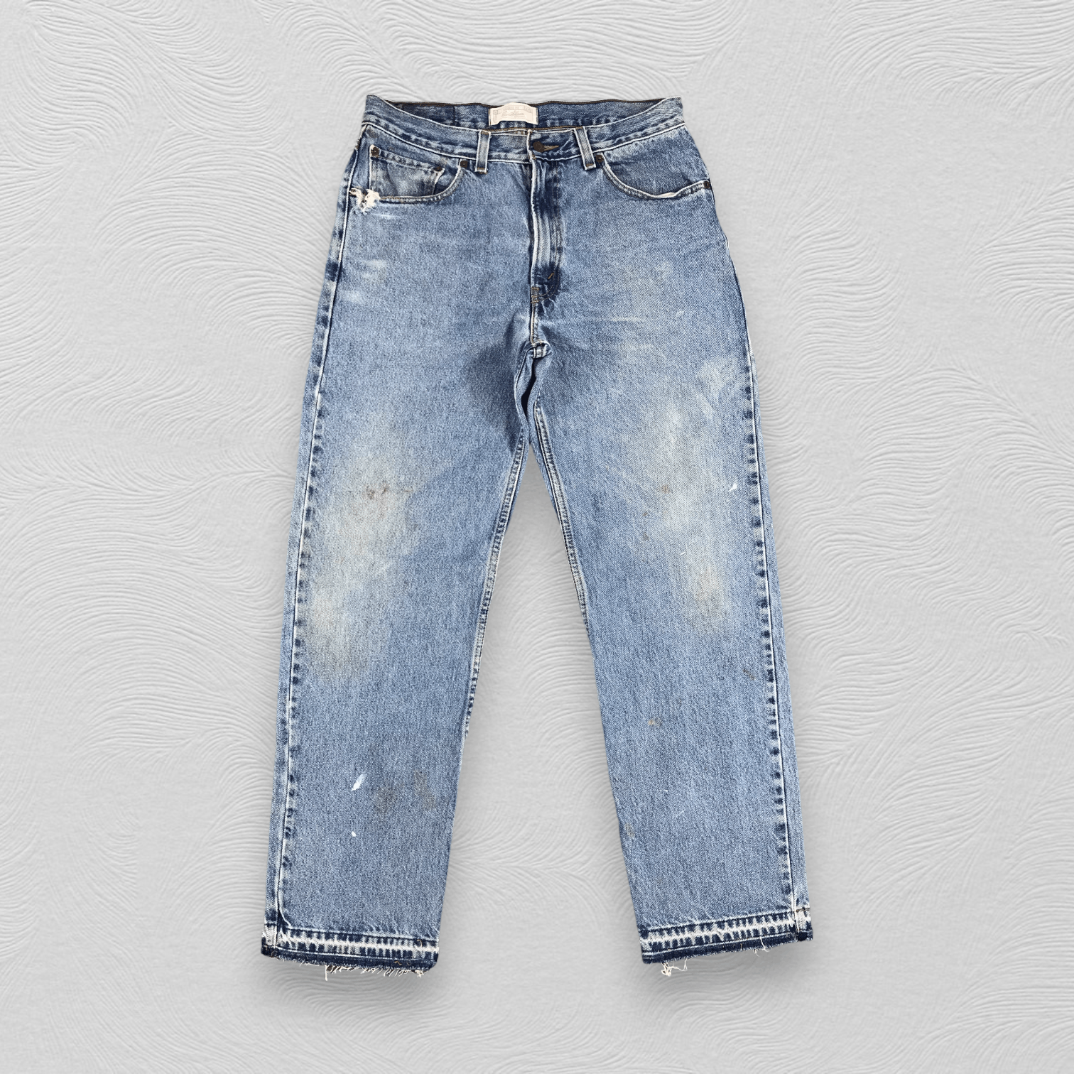 Levi's Vintage Levis Jeans Faded Blue Distressed Denim KJ428 Size US 33 - 1 Thumbnail