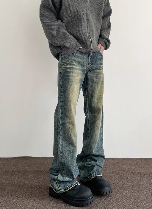 Japanese Brand × Jean Jeans Men Streetwear Y2k Vintage Blue Size US 32 / EU 48 - 1 Thumbnail