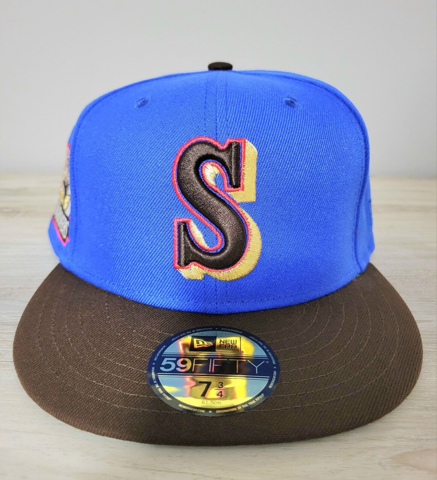 New Era 7 3/4 Seattle Mariners Reverse Snickers Not Hat Club Size ONE SIZE - 1 Thumbnail