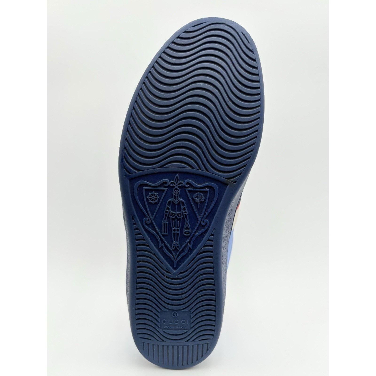 Gucci Gucci Ace Stripe Leather ' Blue ' | GOOD CONDITION! Size US 7.5 / EU 40-41 - 7 Thumbnail