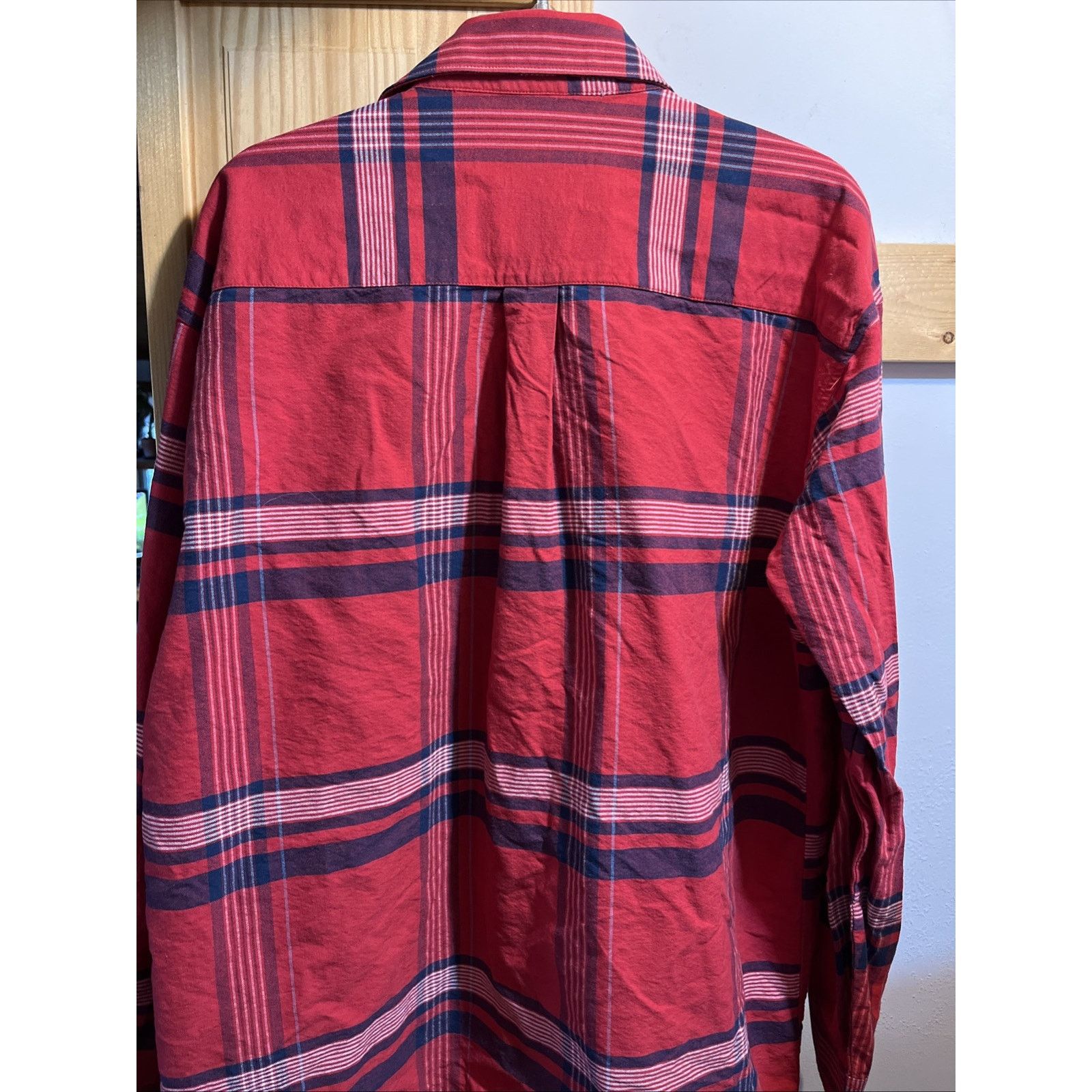 Wrangler Wrangle Vintage Twenty X Men’s XL Shirt Red Plaid LS Button Size US XL / EU 56 / 4 - 10 Thumbnail