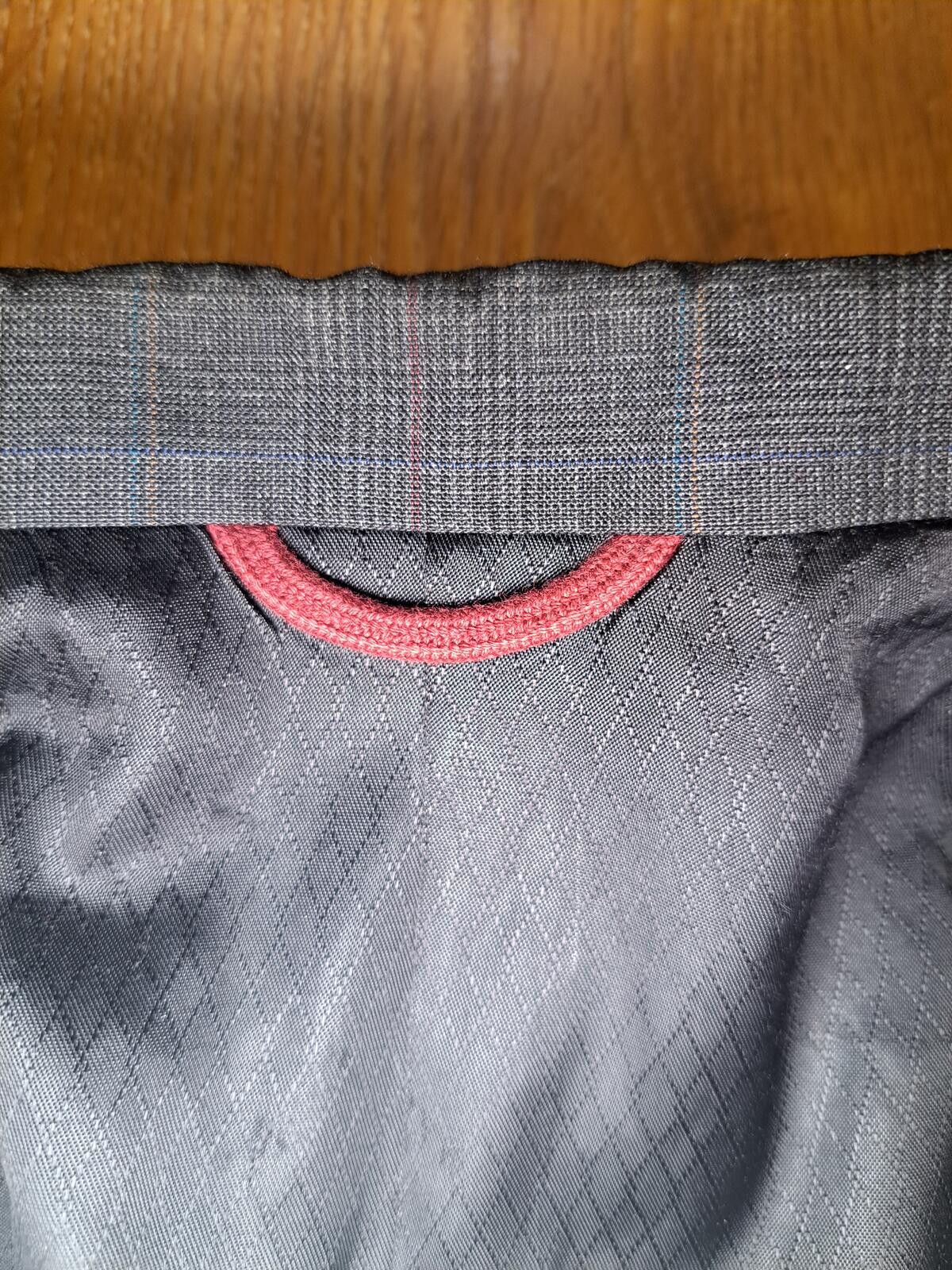 Hart Schaffner Marx Hart Schaffner Marx Sport Coat Mens 46R Gray Glen Plaid Size 46R - 4 Thumbnail