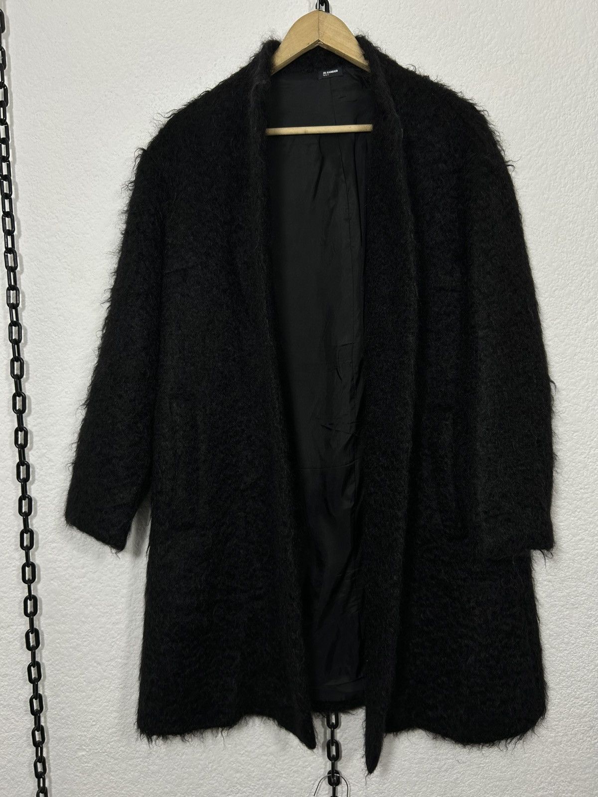 Jil Sander Jil Sander Navy Mohair Coat Size XS / US 0-2 / IT 36-38 - 2 Thumbnail