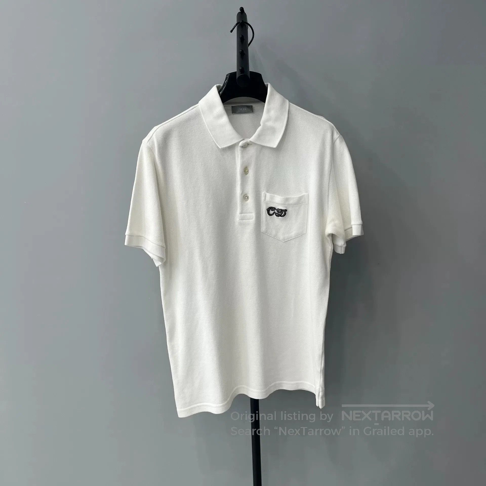 Dior dior logo embroidered short sleeve polo shirt. Size US XXS / EU 40 - 1 Thumbnail
