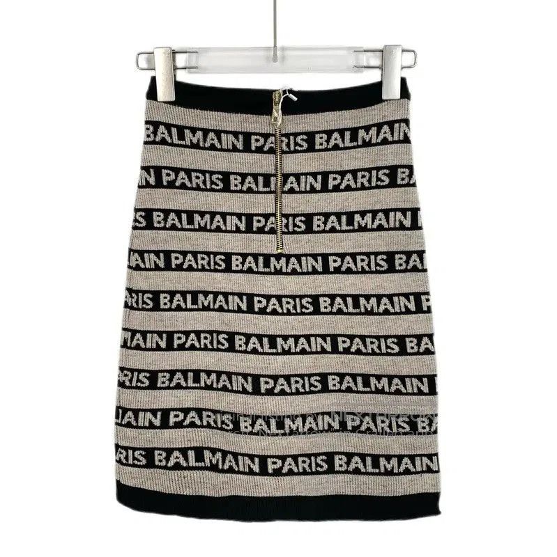 Balmain Balmain Color-Blocked Women's Skirt XXS Size . Size 22" - 2 Thumbnail