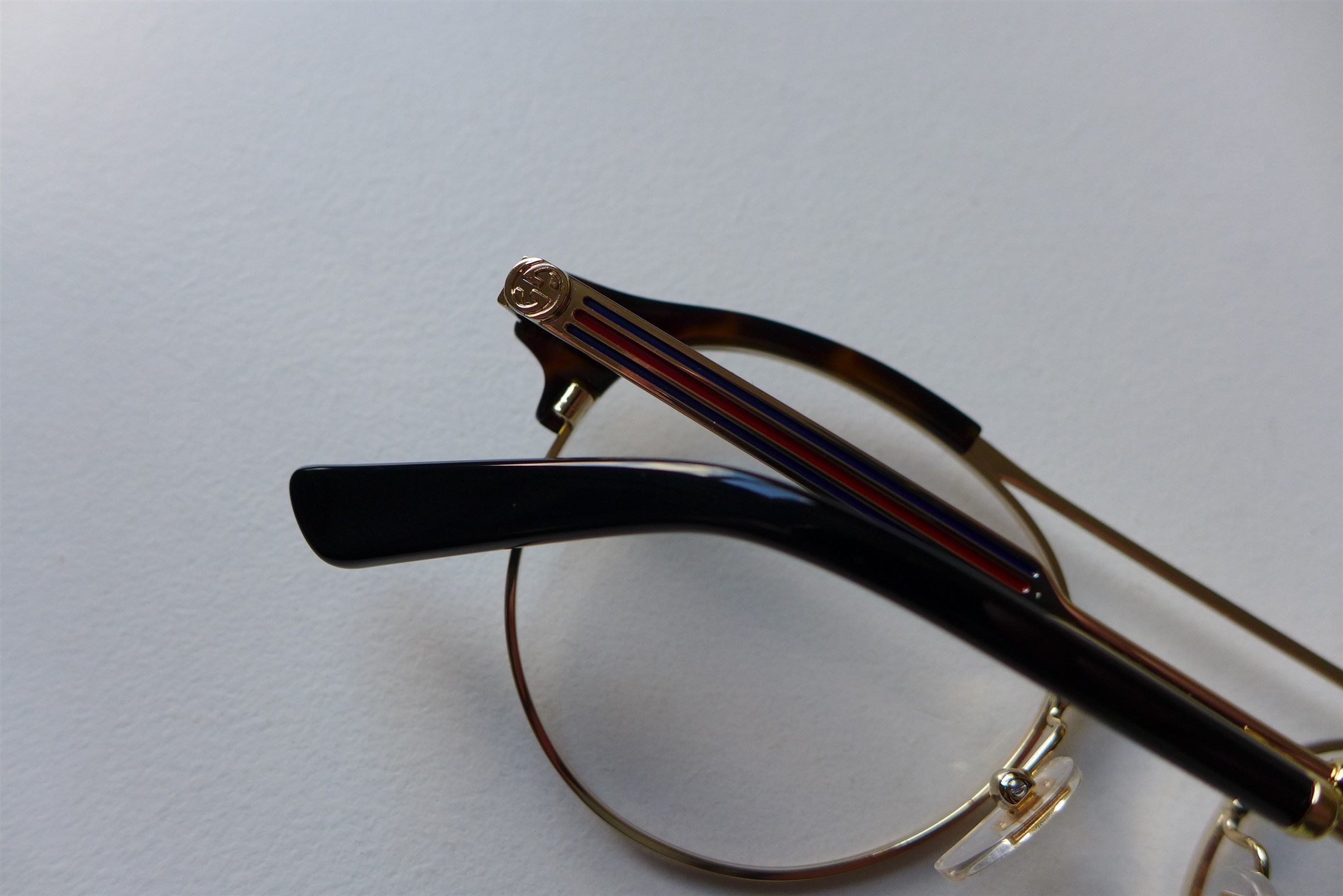 Gucci Gucci GG02890 Optical Glasses - Gold Metal & Havana Acetate. Size ONE SIZE - 4 Thumbnail