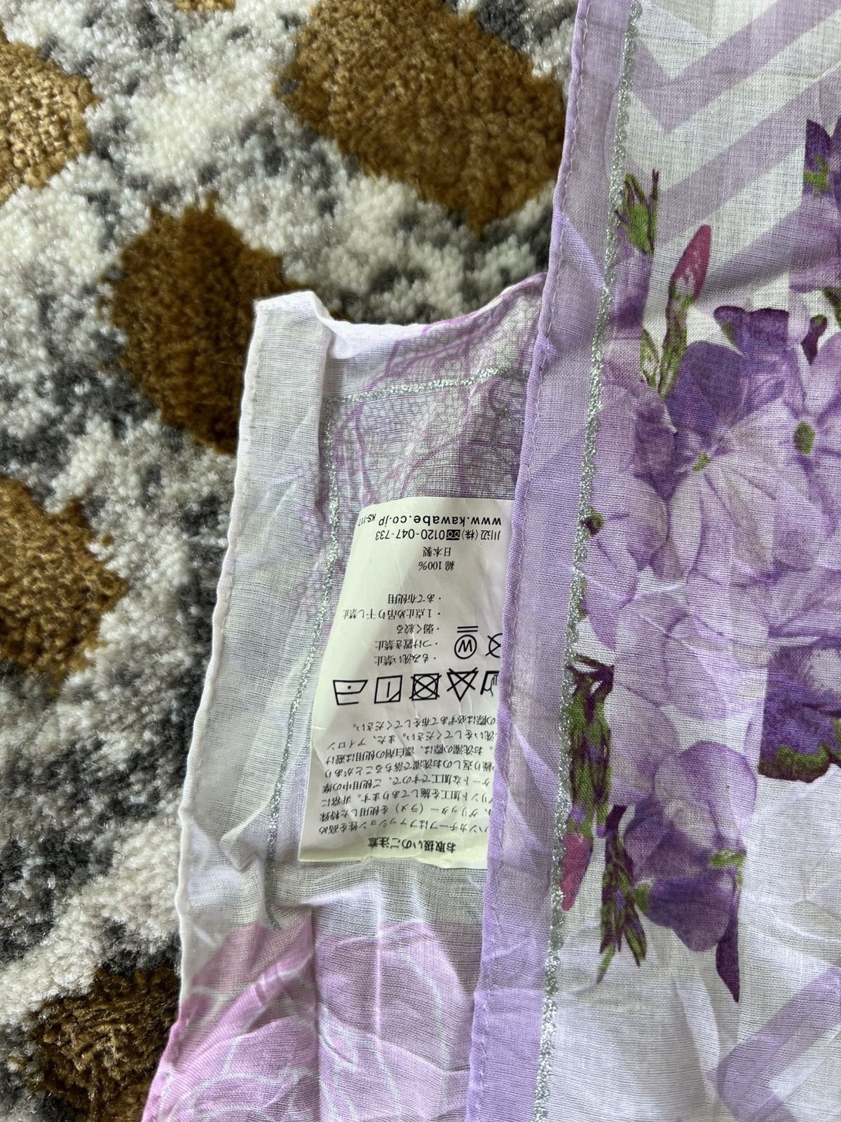 Designer × Lanvin Lanvin floral abstract handkerchief scarves Size ONE SIZE - 7 Thumbnail