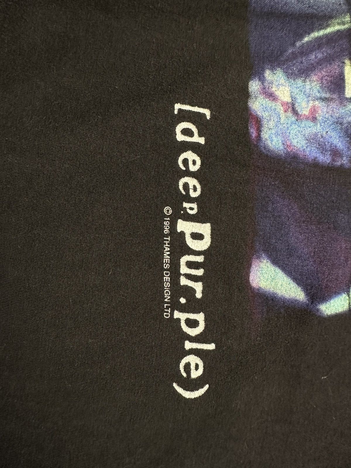Band Tees × Vintage Vintage Deep Purple rock tee Purpendicular Tour 1996 rare Size US L / EU 52-54 / 3 - 6 Thumbnail