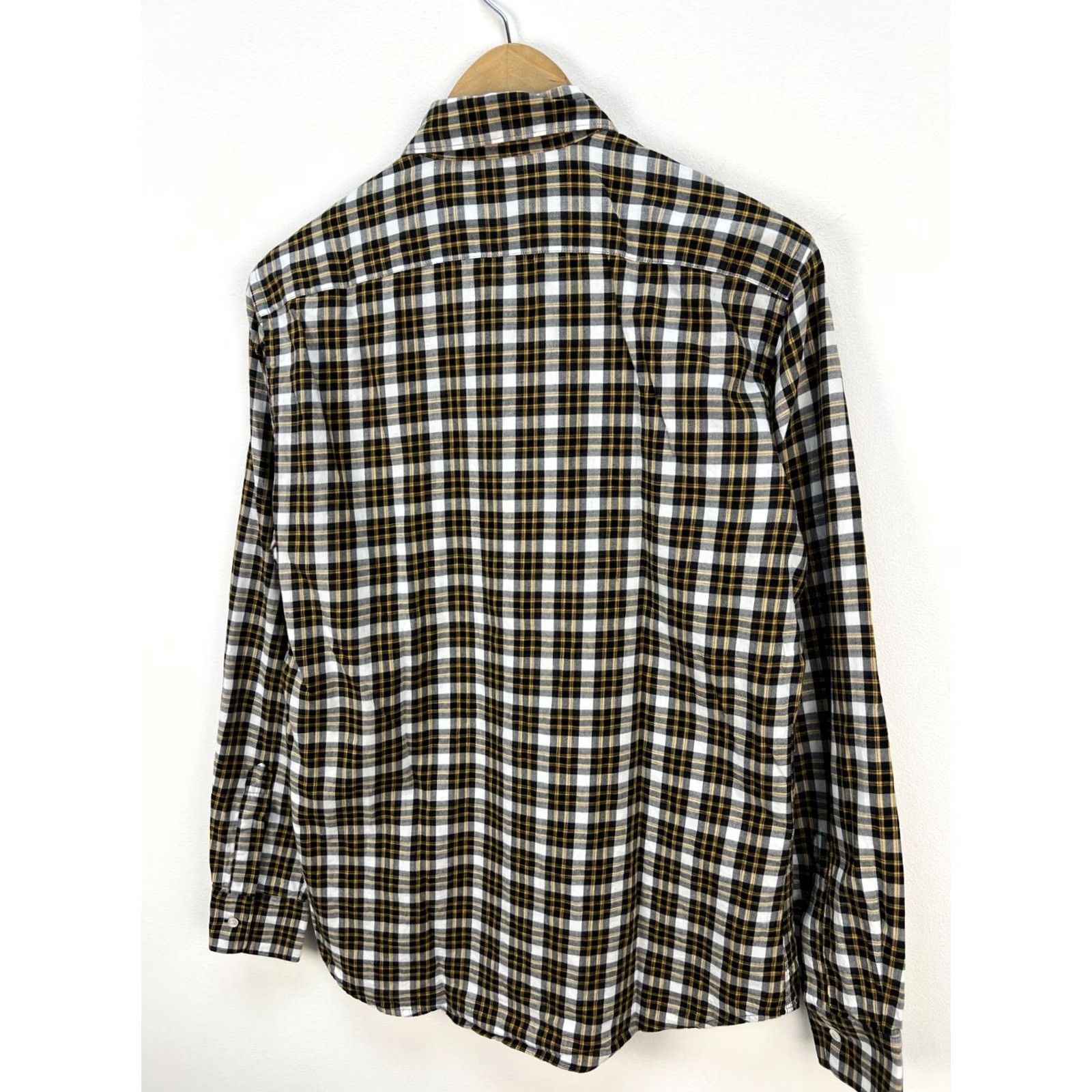 Aspesi Aspesi Italy Shirt Mens 38/15 Plaid Long Sleeve, Multicolor, Dress Shirt, Casual Cotton, Button-Down Collar, 38/15, Regular Fit, Mens Size US M / EU 48-50 / 2 - 6 Thumbnail