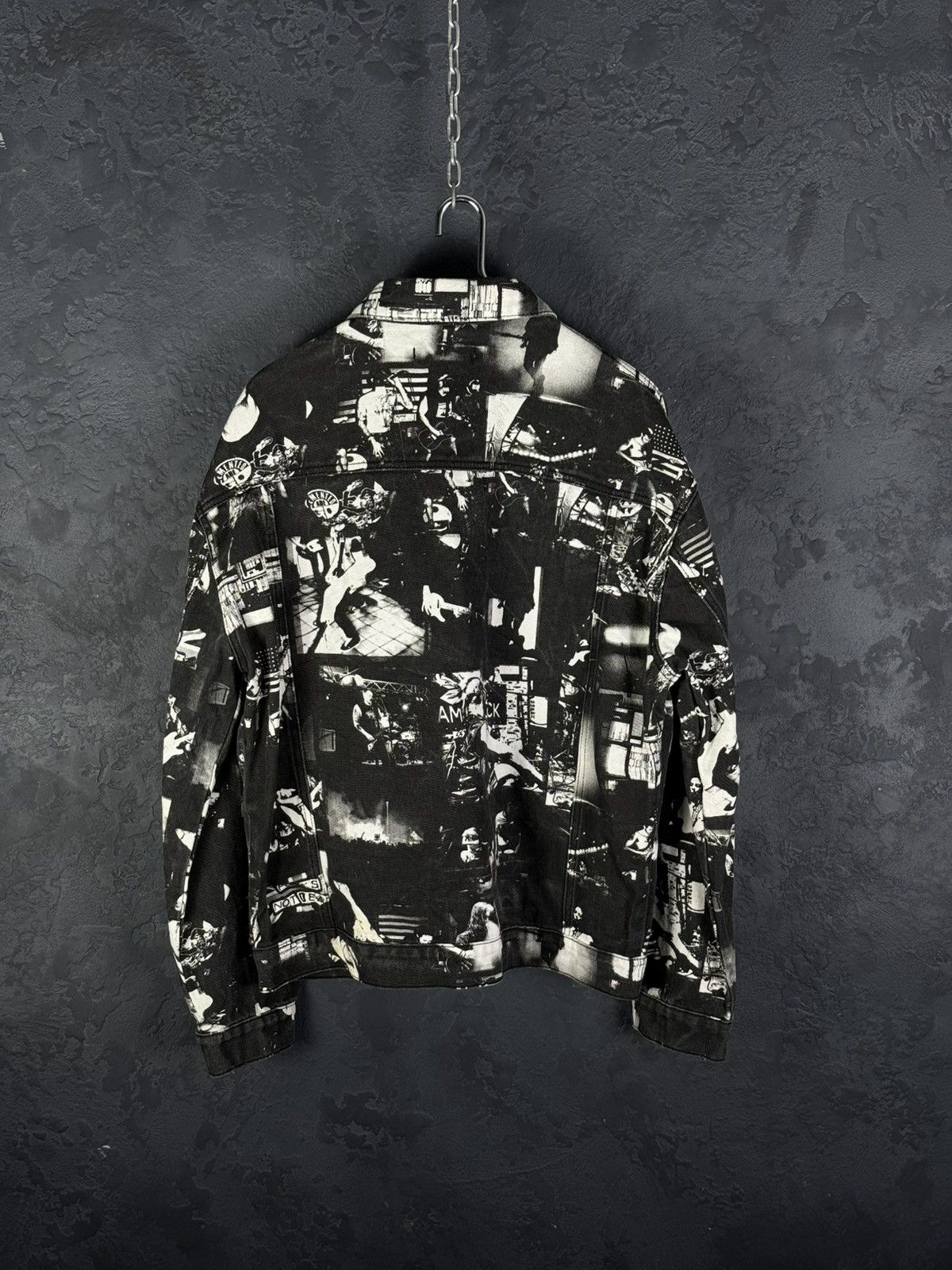 Jaded London Jaded London All Art Rock Band Jacket Denim Men’s Size S Size US S / EU 44-46 / 1 - 12 Thumbnail