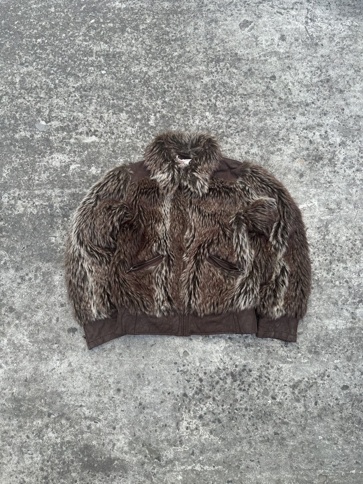 Other Y2K Vintage Fur Jacket Mohair Streetwear Opium Alt Rare VTg Size S / US 4 / IT 40 - 1 Thumbnail
