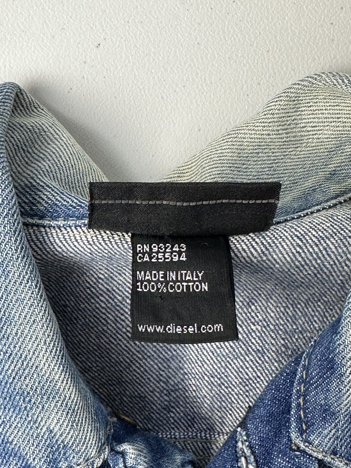 Diesel Vintage Y2k Diesel Denim Jacket Womens Size M / US 6-8 / IT 42-44 - 9 Thumbnail