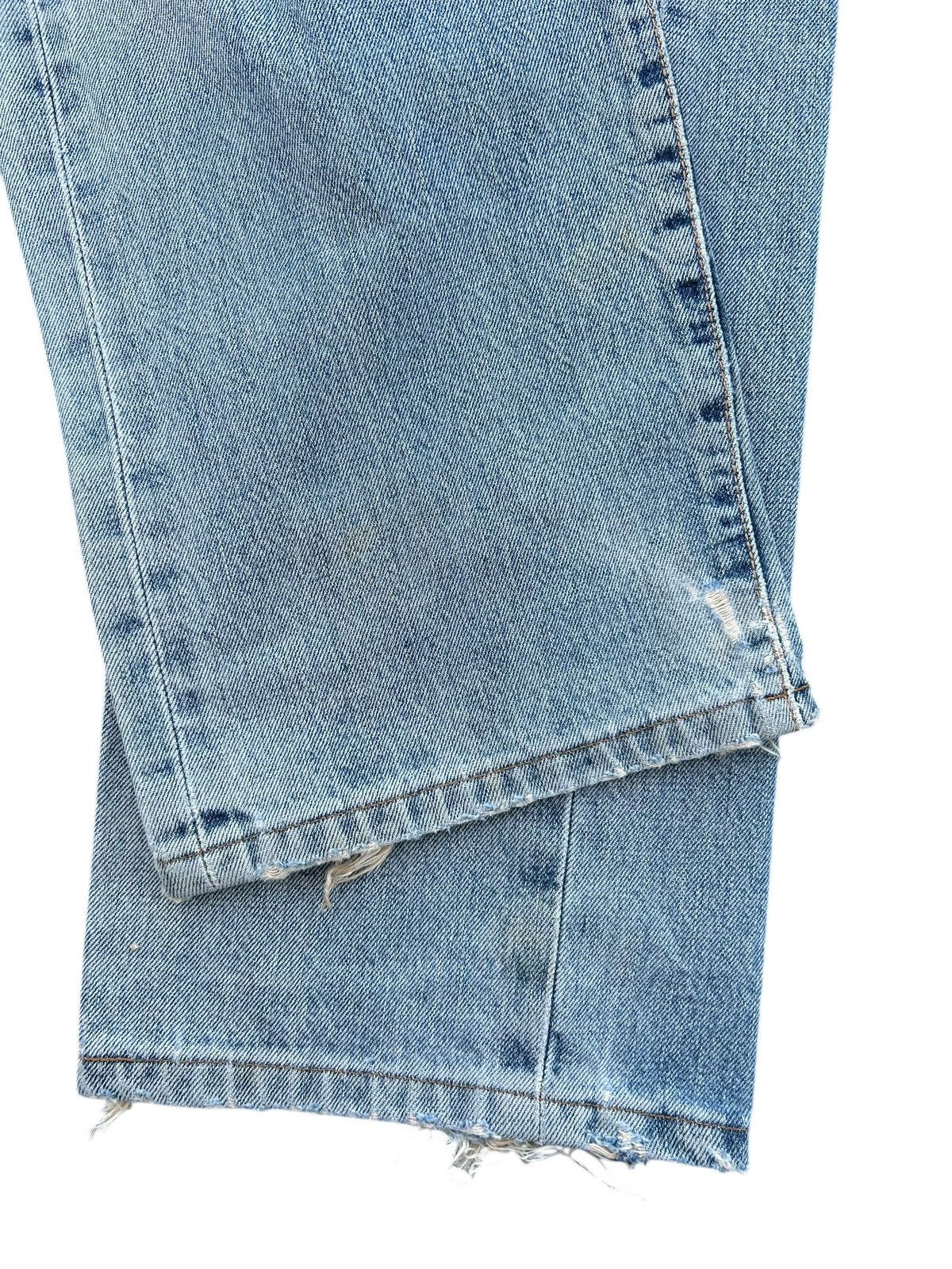 Kapital VINTAGE EDWIN 505X SELVEDGE DISTRESSED DENIM JEANS Size US 29 - 14 Thumbnail