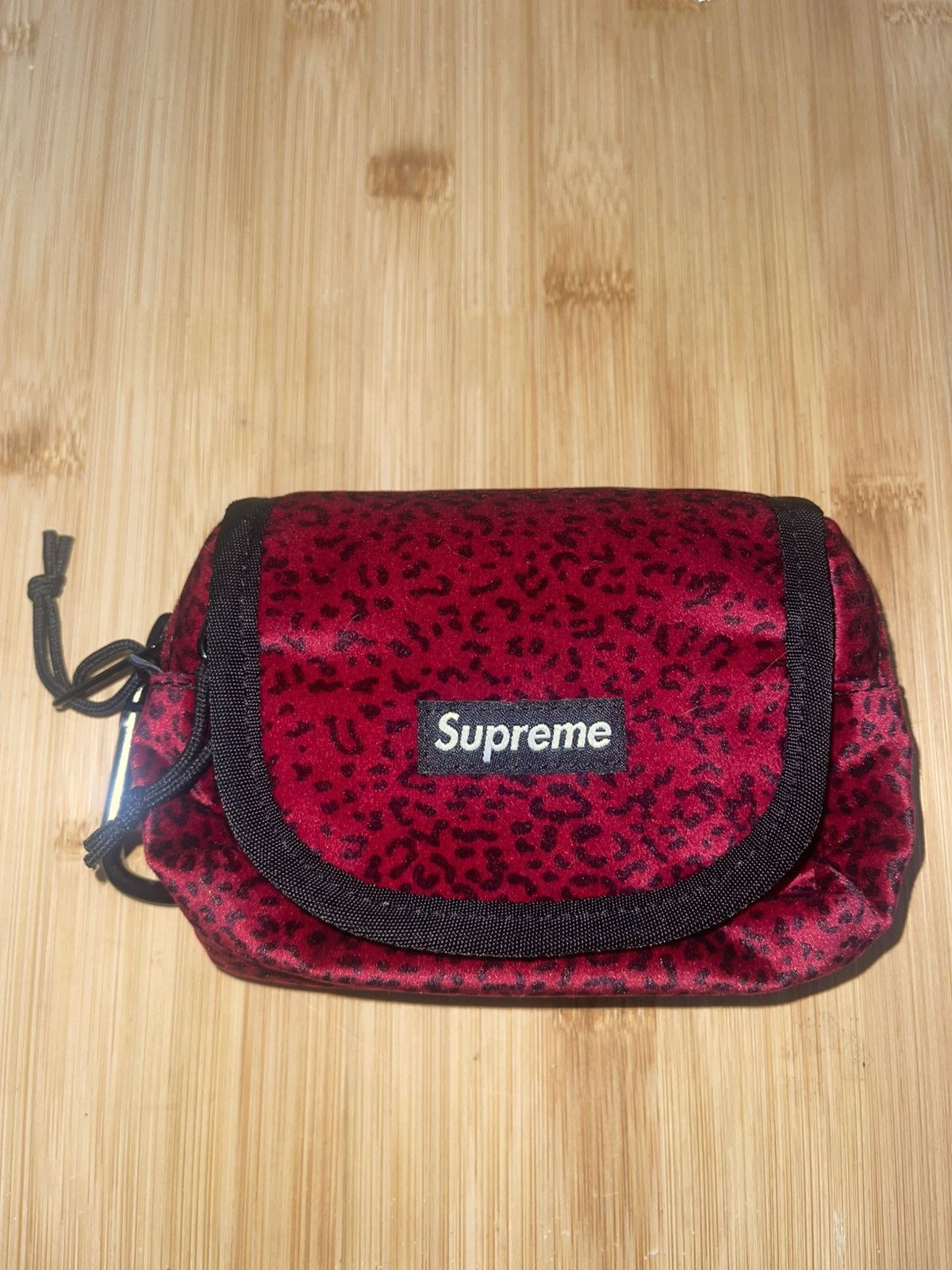 Supreme Supreme Red Leopard Pouch Bag Size ONE SIZE - 1 Thumbnail