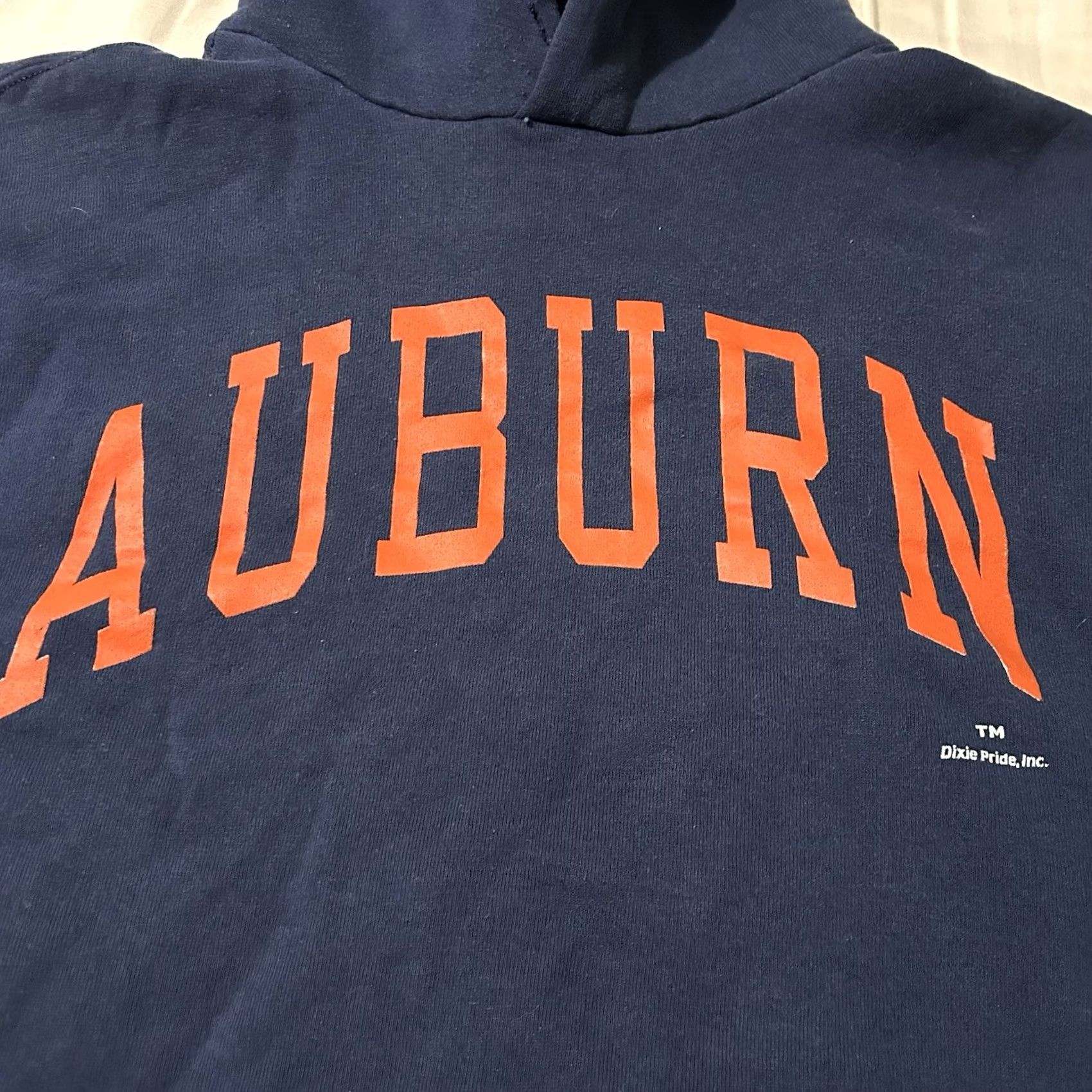 Russell Athletic VINTAGE Russell Athletic Auburn Tigers College Hoodie L Mens Blue 90s Pullover Hoodie Size US L / EU 52-54 / 3 - 3 Thumbnail