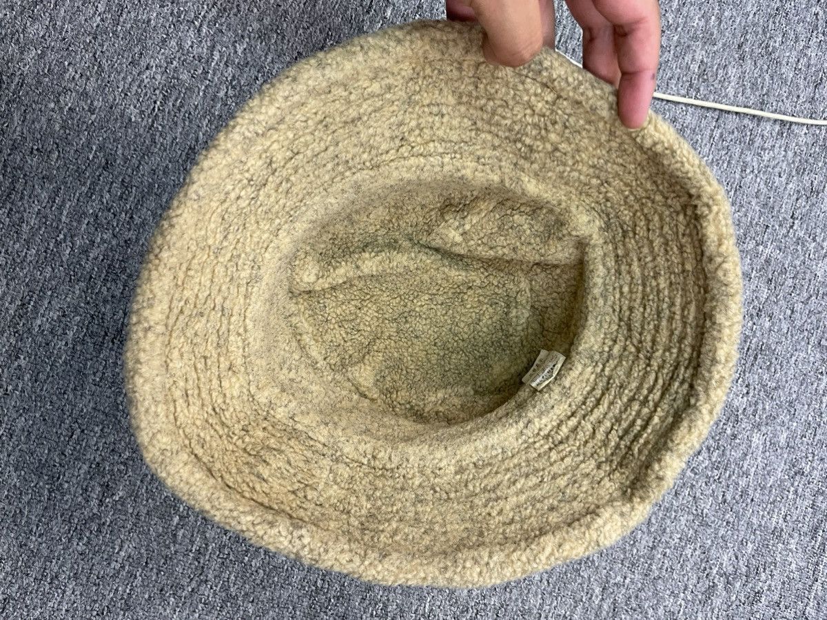 Japanese Brand Vintage Japanese Brand Leather Bucket Hat Fleece Lining Size ONE SIZE - 5 Thumbnail