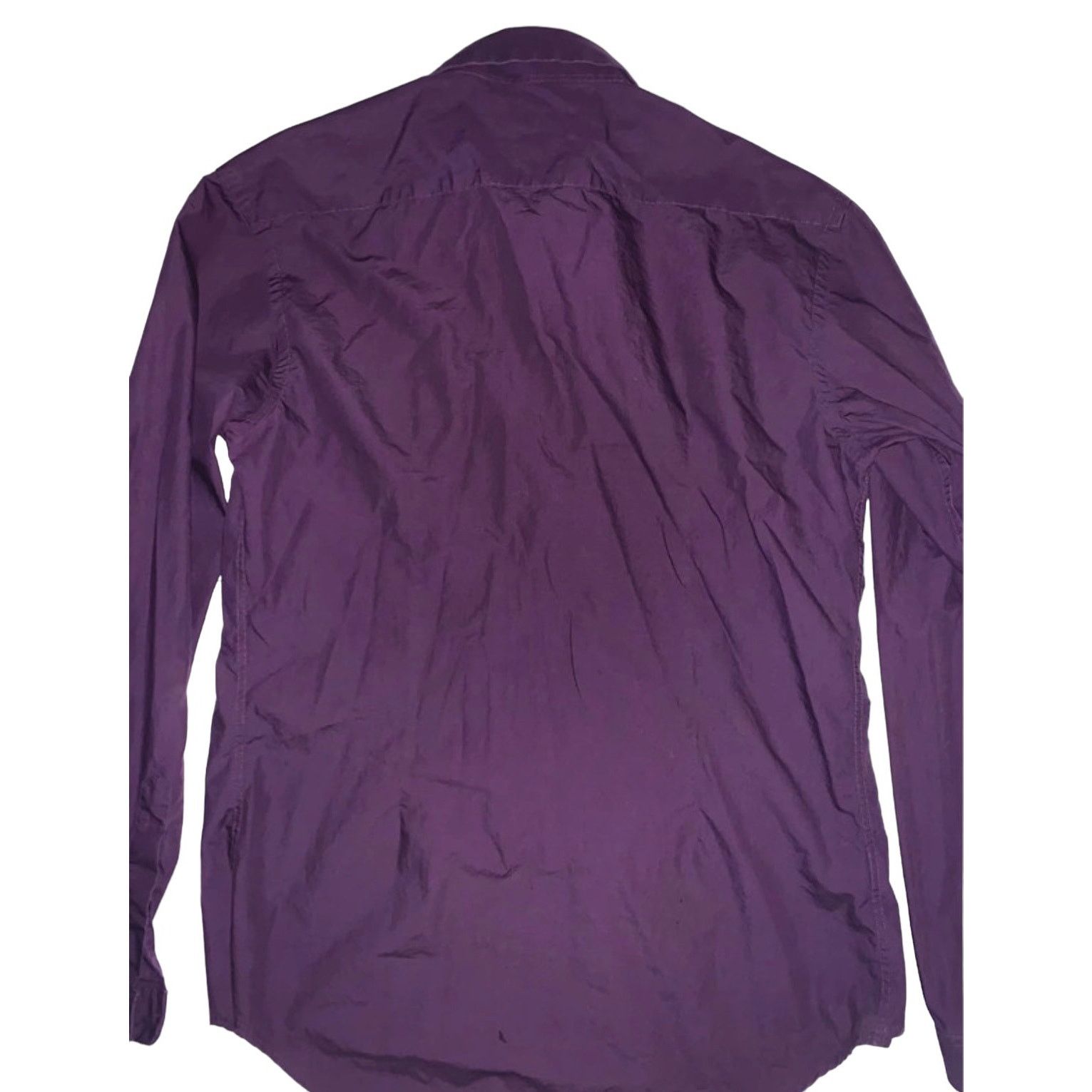 Zara Zara Man Button Up Long Sleeve Purple Dress Shirt Size Large Size US L / EU 52-54 / 3 - 3 Thumbnail