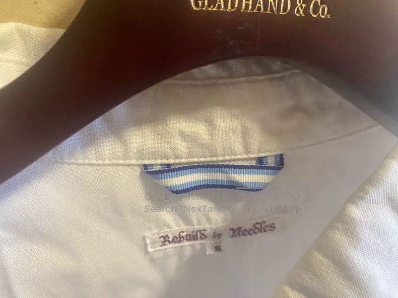 Needles Needles American Shirt Reformed Patchwork Shirt White Shir Size US S / EU 44-46 / 1 - 4 Thumbnail