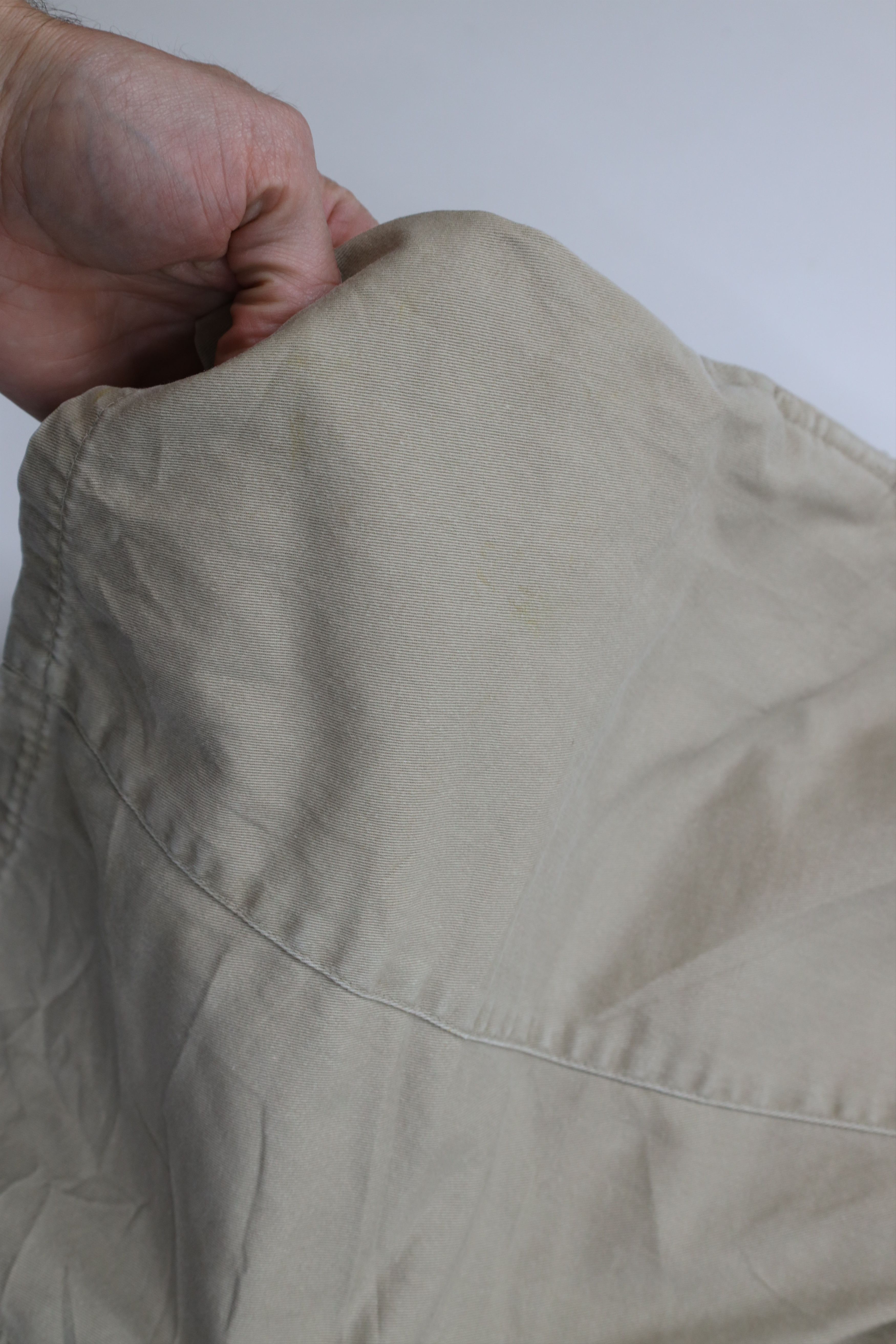 Ralph Lauren Vintage 90s Ralph Lauren Above Knee Shorts Beige Cotton Size US 36 / EU 52 - 7 Thumbnail
