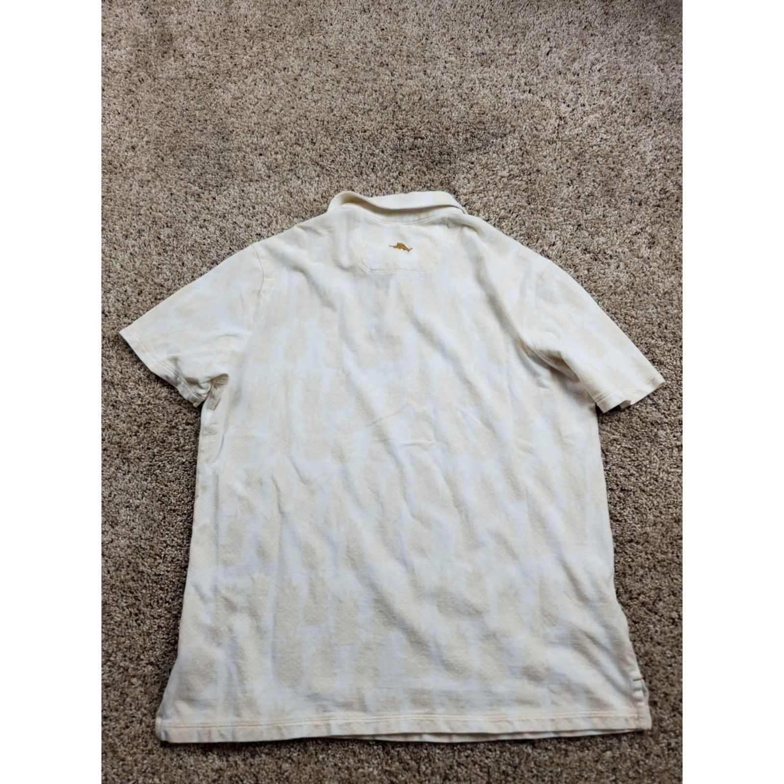 Tommy Bahama Tommy Bahama Polo Shirt Small Mens Beige Pineapple Print Short Sleeve Pullover Knit Cotton Beach Classic Preppy Casual Shirts Mens XS-XL? Size US S / EU 44-46 / 1 - 5 Thumbnail