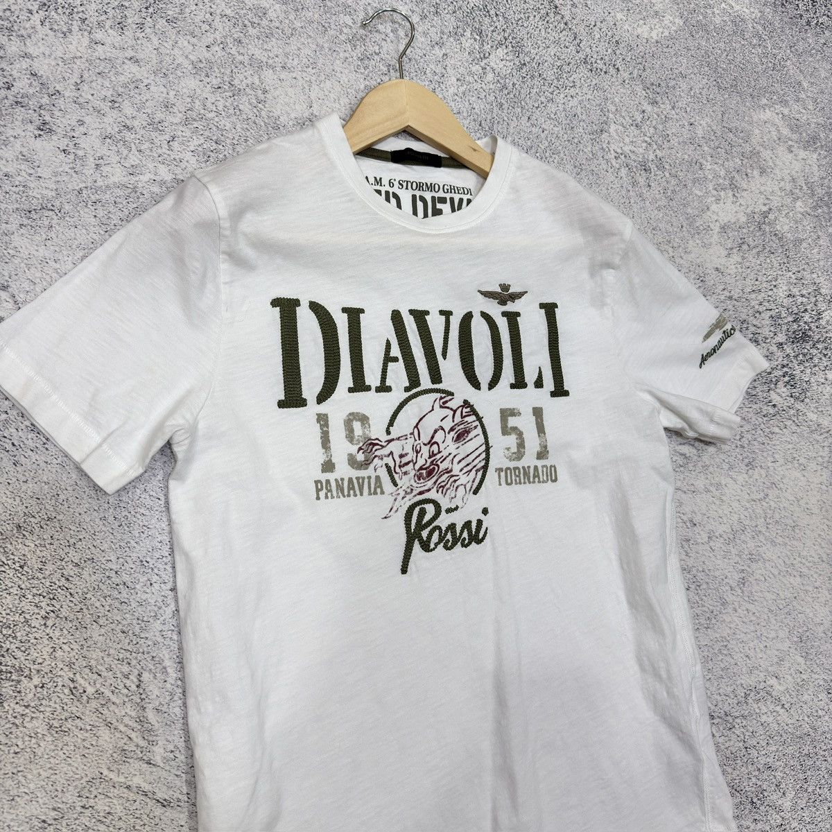 Aeronautica Militare Aeronautica Militare Diavoli White T-shirt L size Size US L / EU 52-54 / 3 - 3 Thumbnail