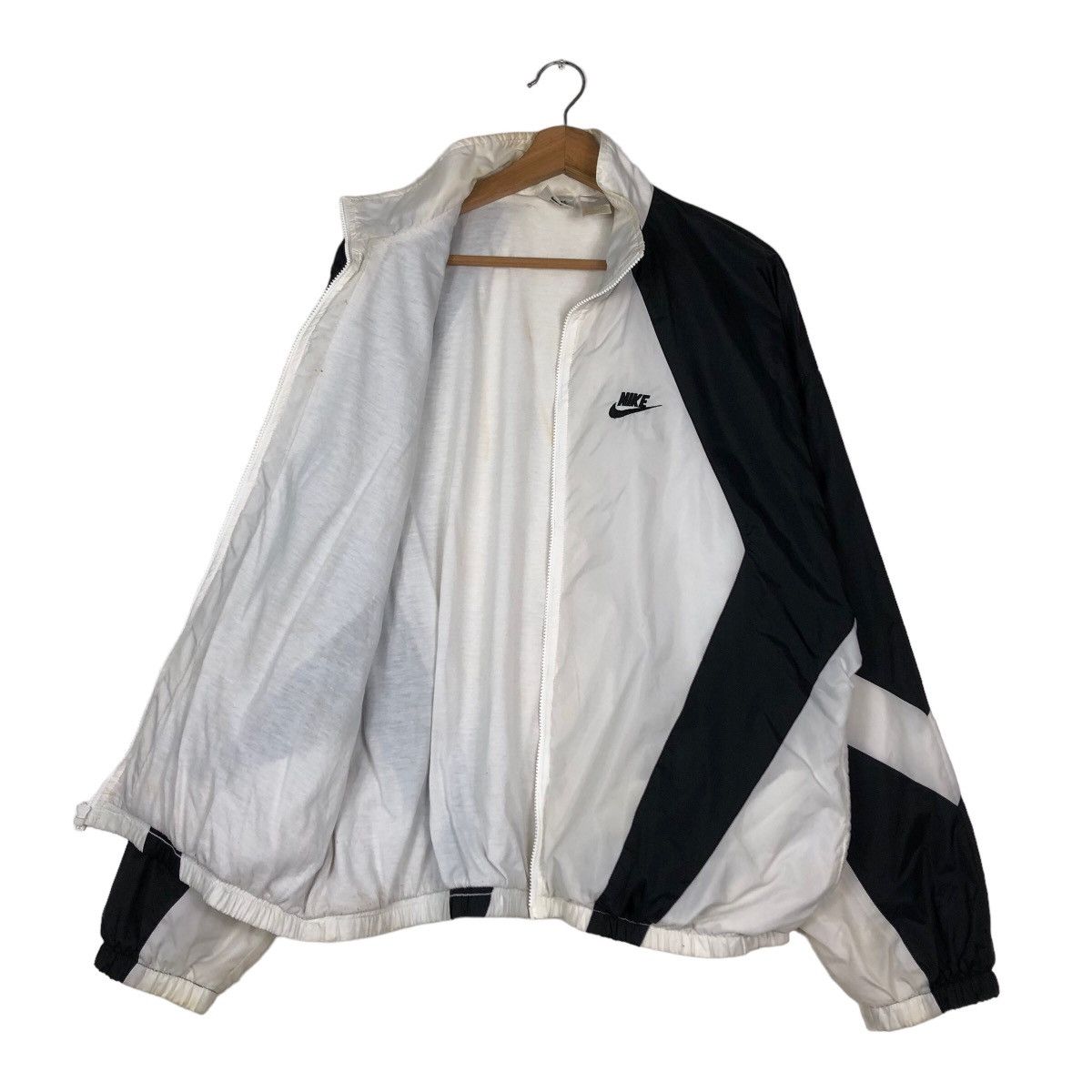 Nike × Vintage 🔥Vintage Bomber Jacket Nike Big Swoosh Big Logo Size US L / EU 52-54 / 3 - 11 Thumbnail