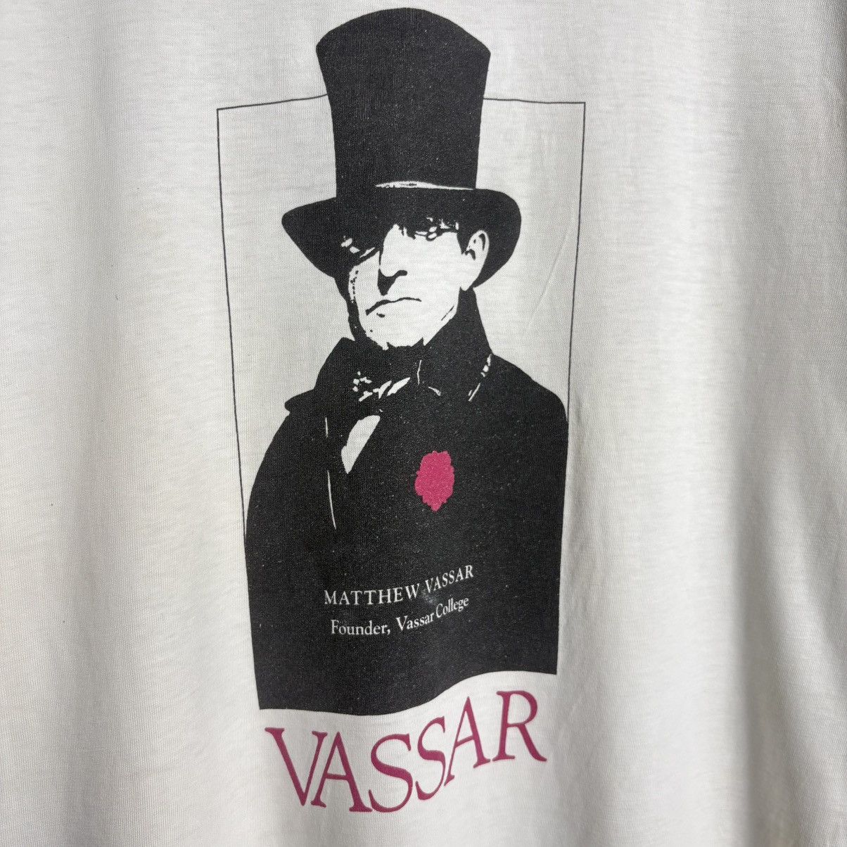 Vintage Vintage 90s Matthew Vassar American Graphic T-Shirt / Art Size US L / EU 52-54 / 3 - 3 Thumbnail