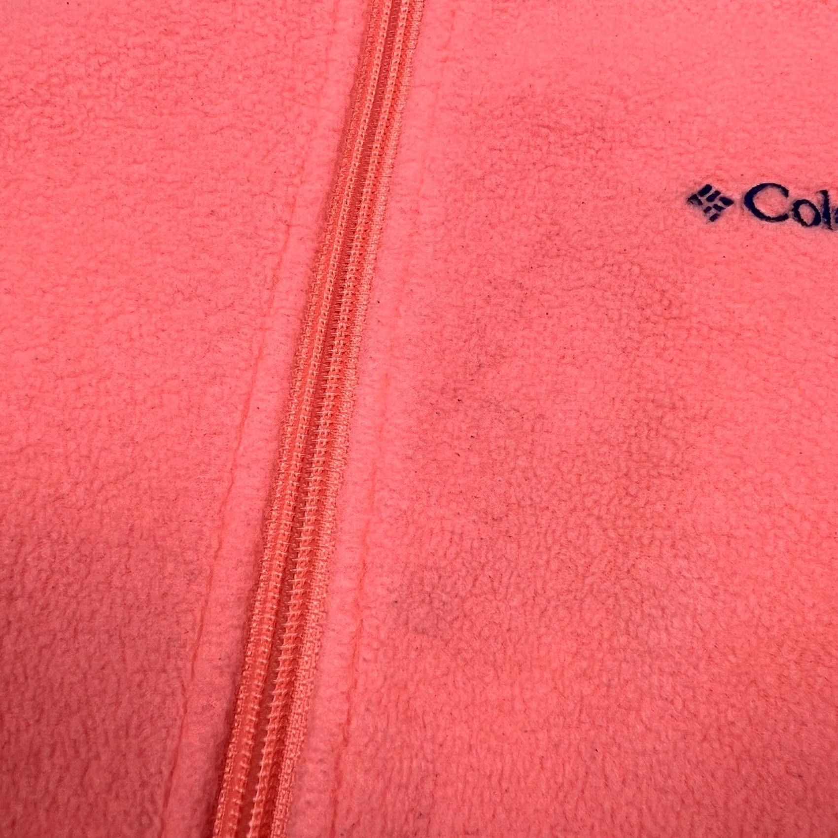 Logo 7 Columbia Full Zip Hoodie Jacket Womens Small Pink Embroidered Logo Pockets Warm Fleece Outdoor Style Size S / US 4 / IT 40 - 6 Thumbnail