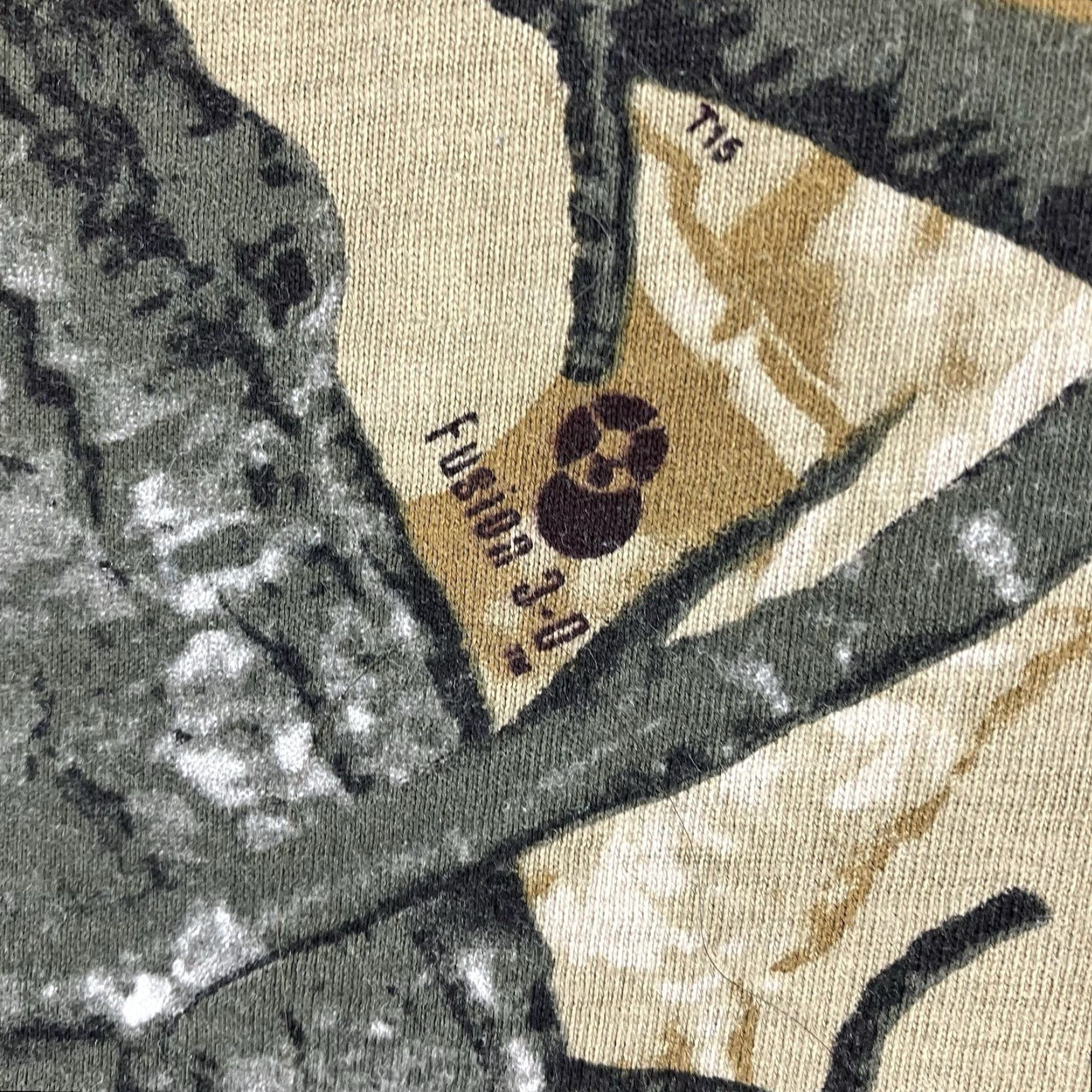 Vintage Mens Camo T Shirt 3XL All Cotton 3D Excellent Used Condition Size US XXL / EU 58 / 5 - 6 Thumbnail